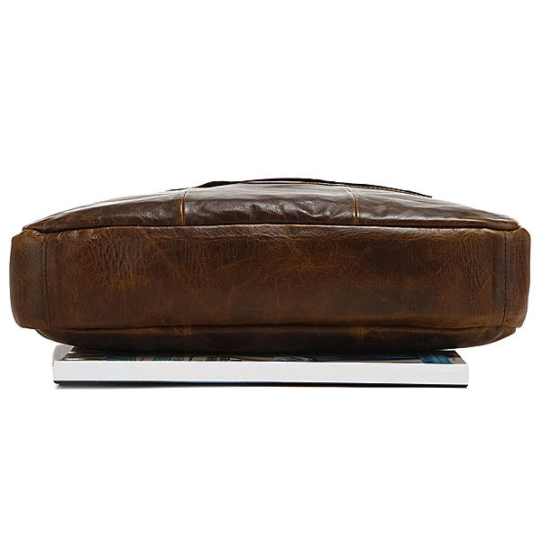 Dark Brown Everyday Leather Bag - 5