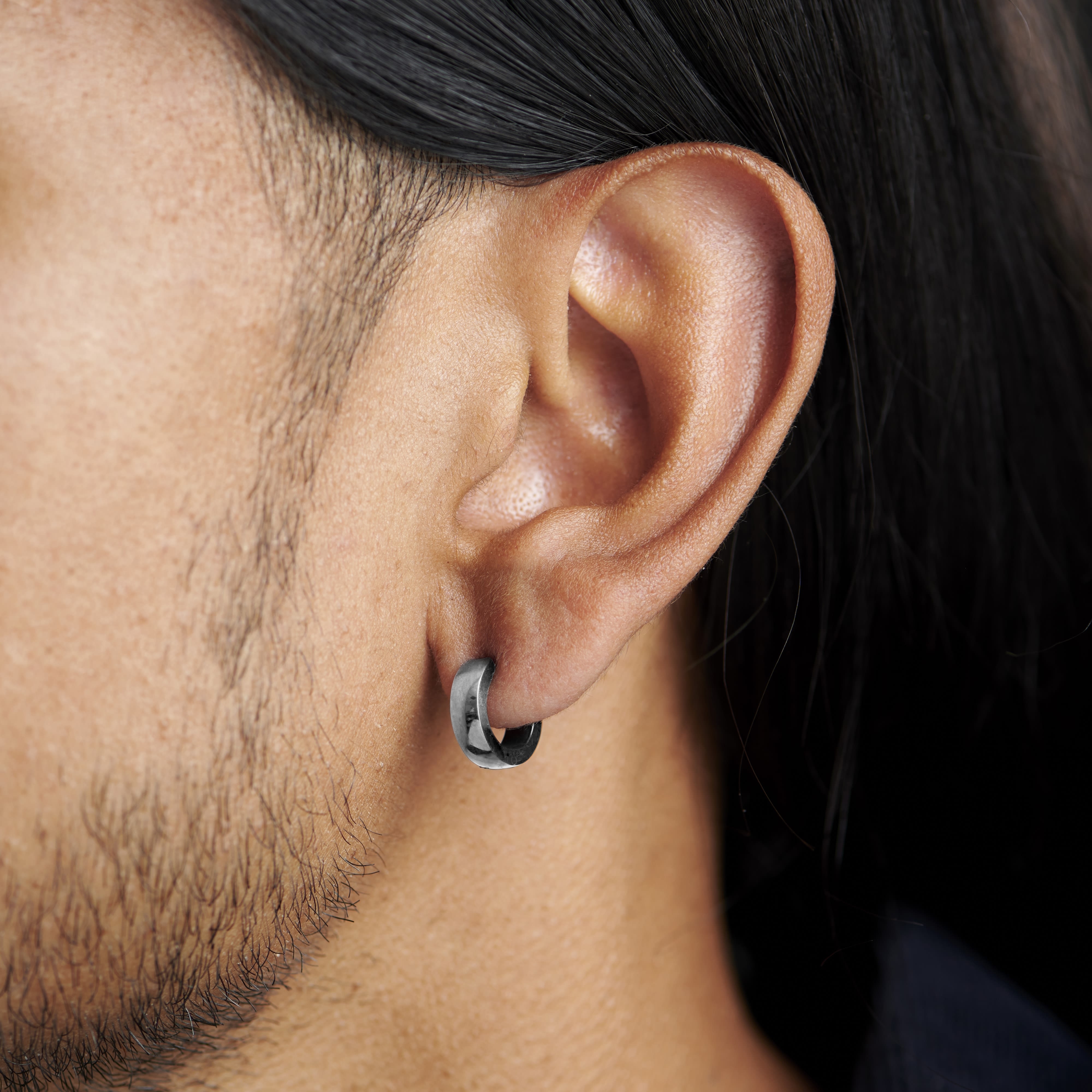 Rund stål ørering - 4