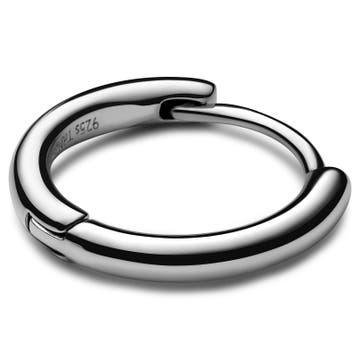 Huggie | 7 mm Sterling Silver Hoop Earring Huggie | 7 mm Sterling Silver Hoop Earring