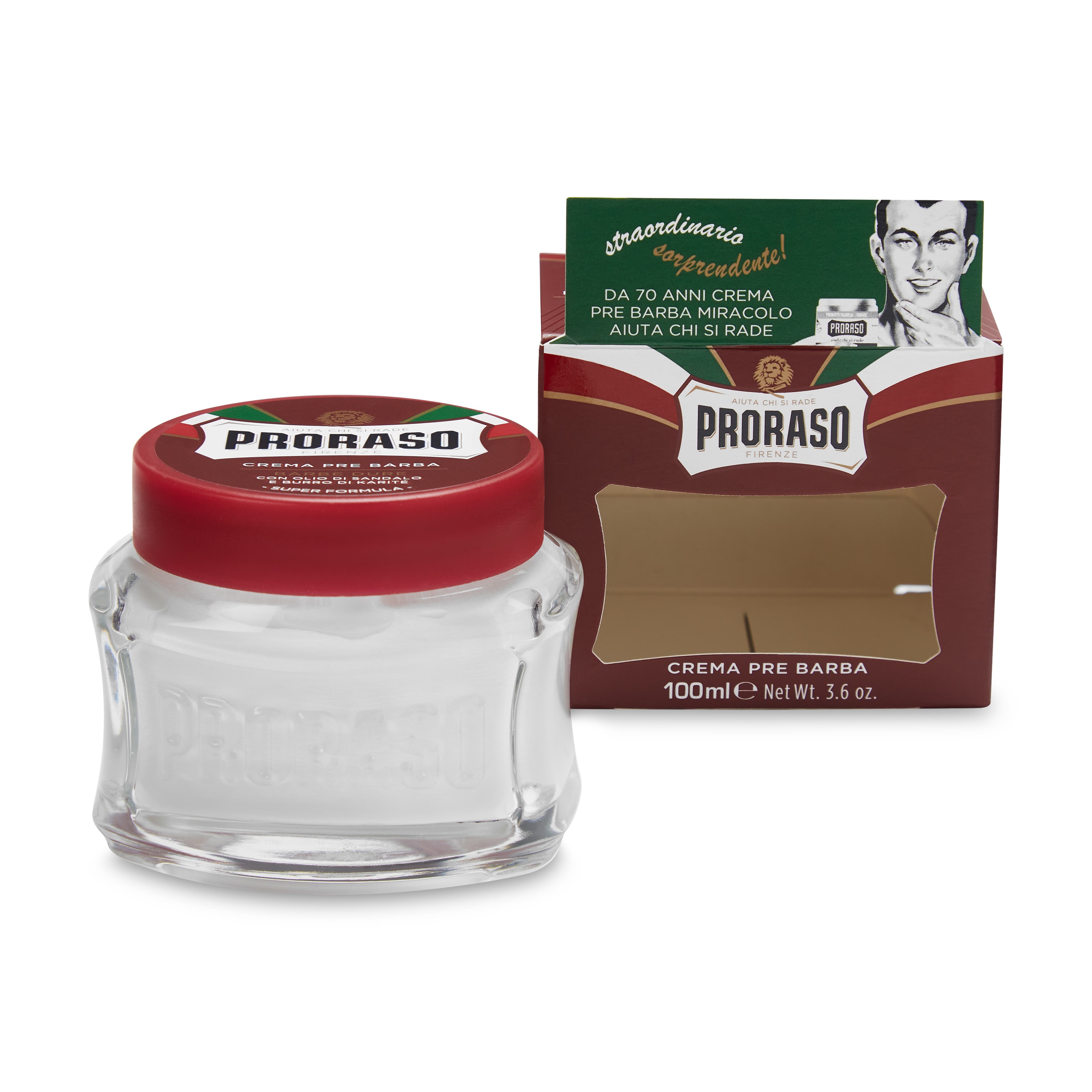 100ml Sandalwood & Shea Butter Pre-Shave Cream