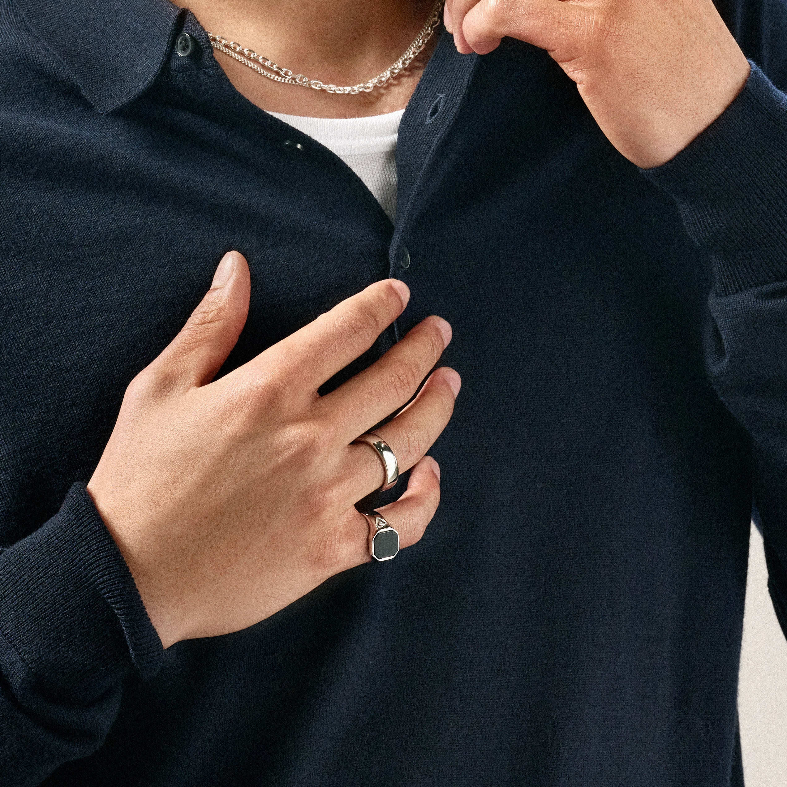 Klasický prsten ze stříbra 925 Slim  - 2