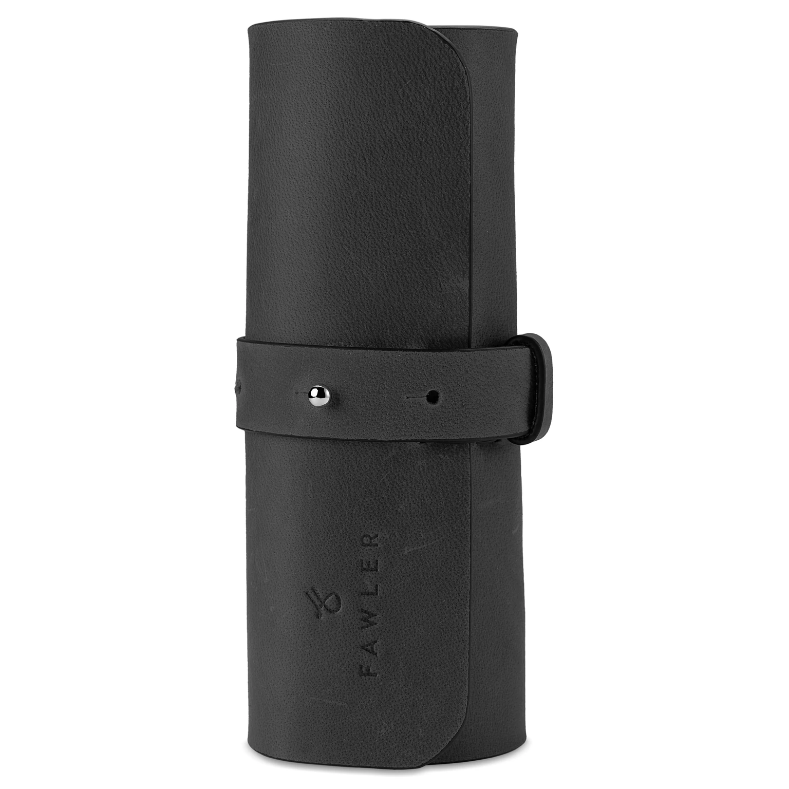 Schwarzer Leder Kabel Organizer Schwarzer Leder Kabel Organizer
