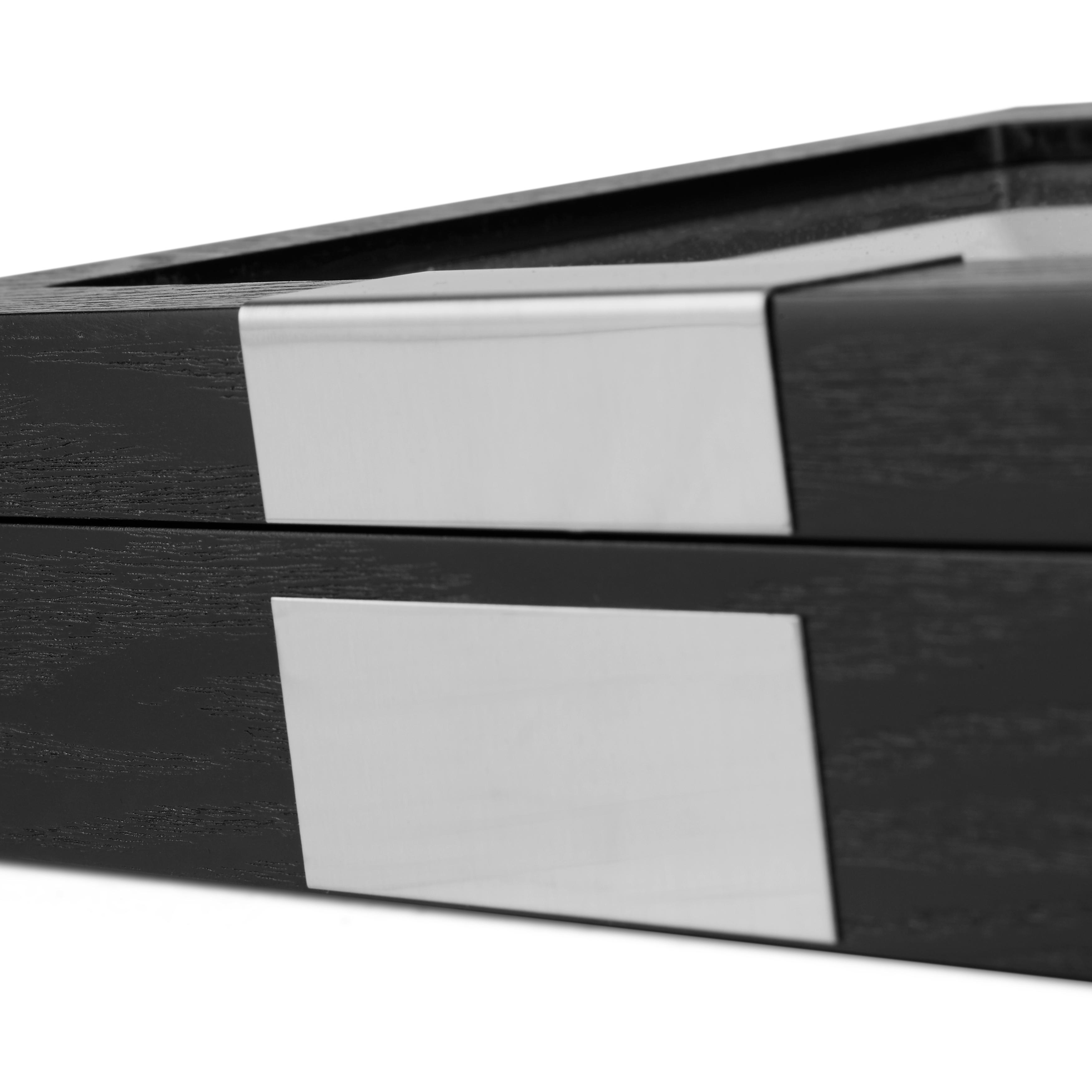 Casetă din lemn negru pentru butoni/inele - 4