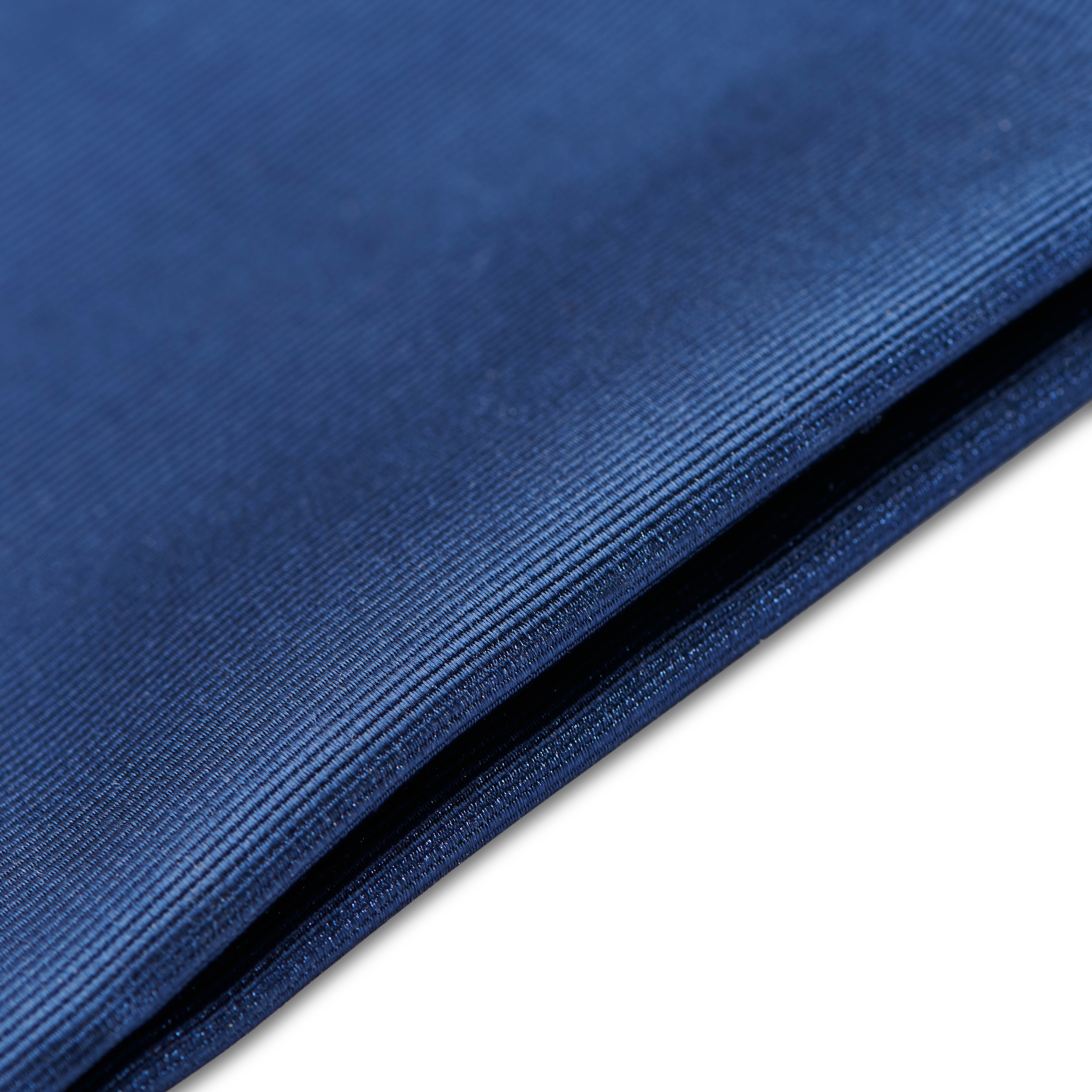 Vreckovka do saka z hodvábneho kepru v tmavomodrej farbe - 5