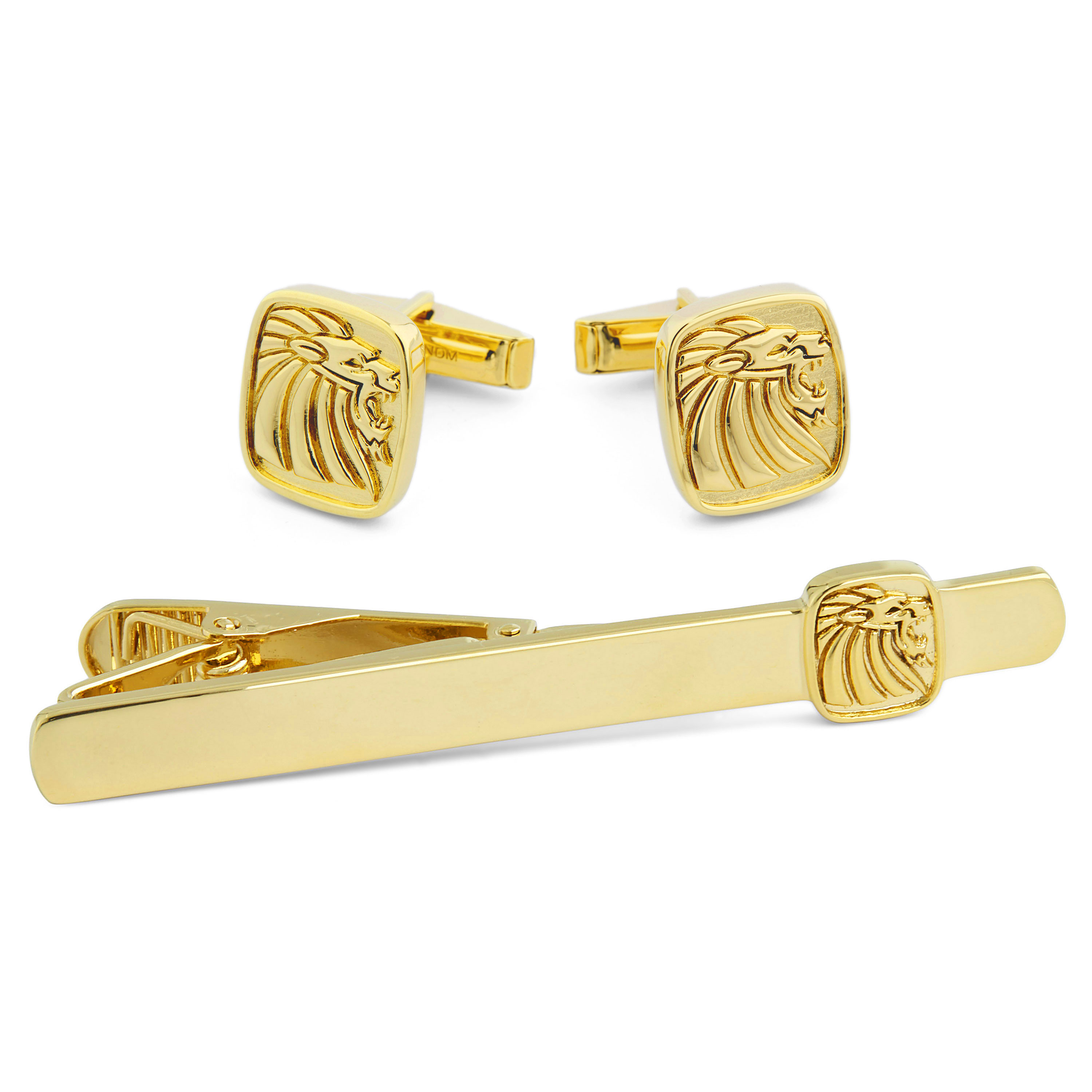 Kunnianosoitus leijonalle - kultainen setti, 925-hopeaa - 1