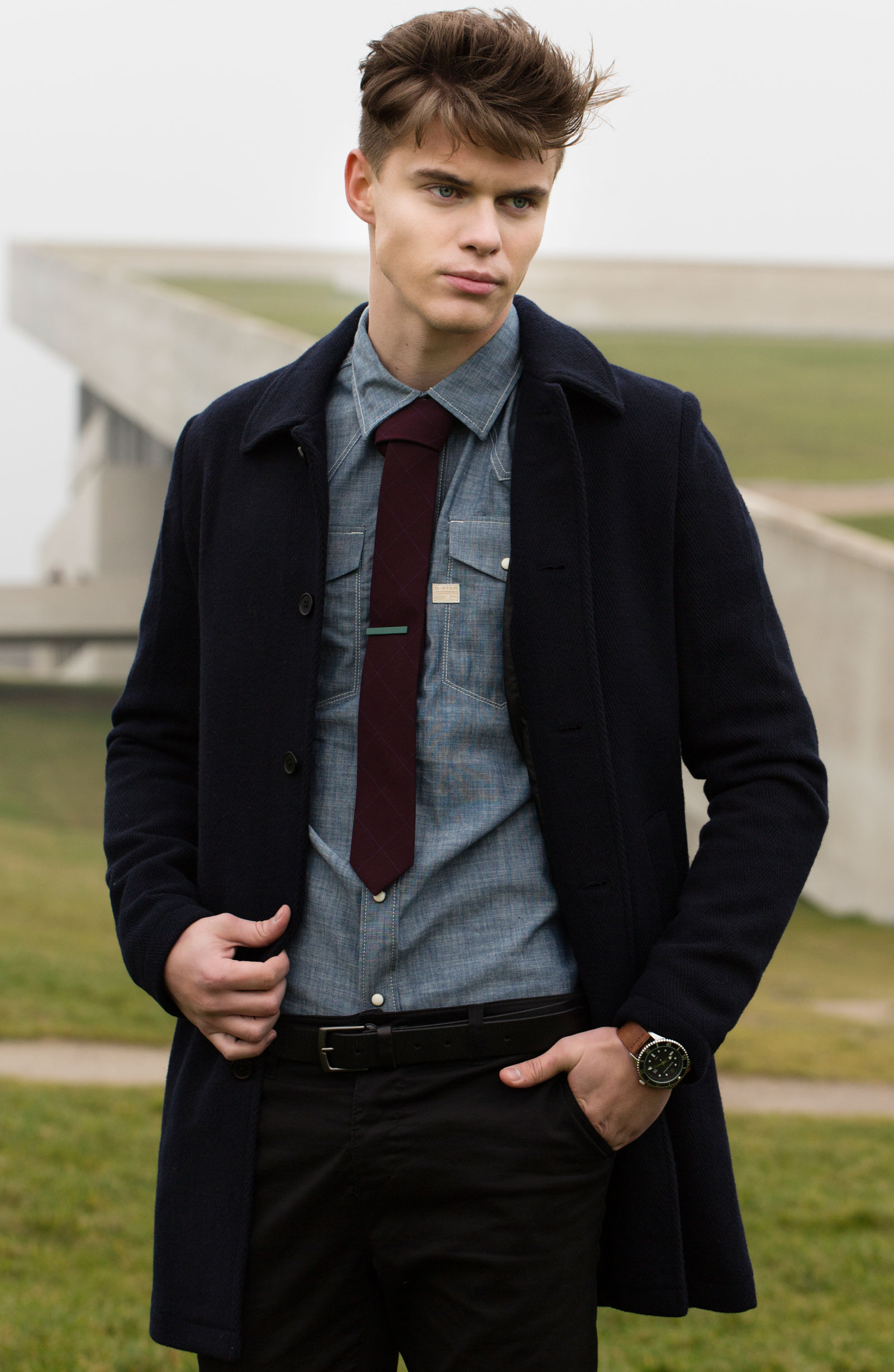 Brown Onyx Mariner Watch - 6