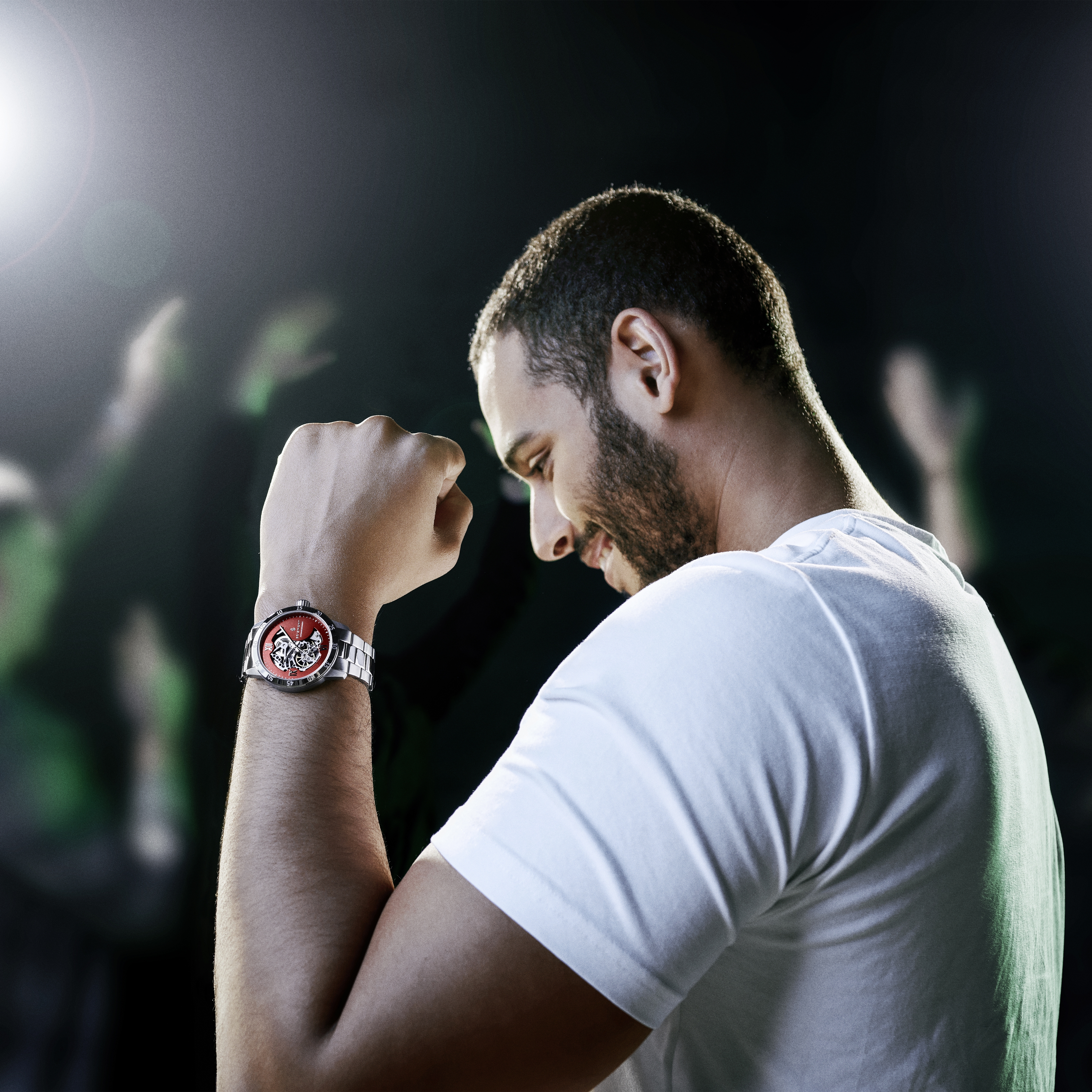 Dante II | Skeletové hodinky v striebornej farbe - limitovaná edícia - 3