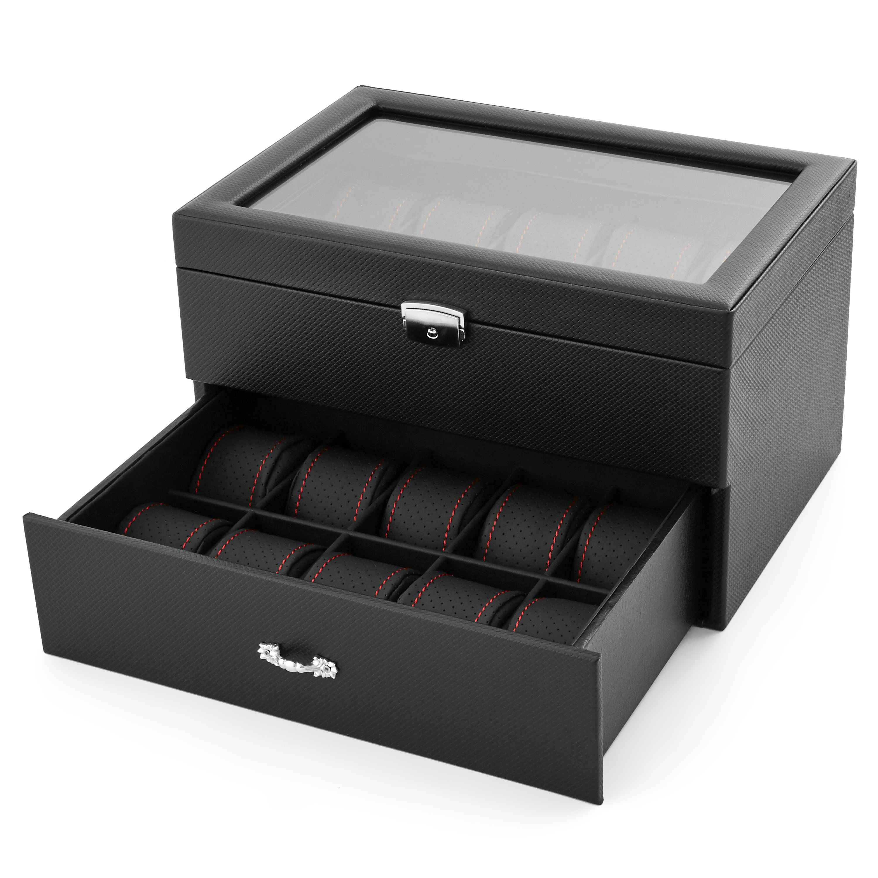 Uhren Display Box 2 Ebenen Schwarze Magie - 20 Uhren - 4