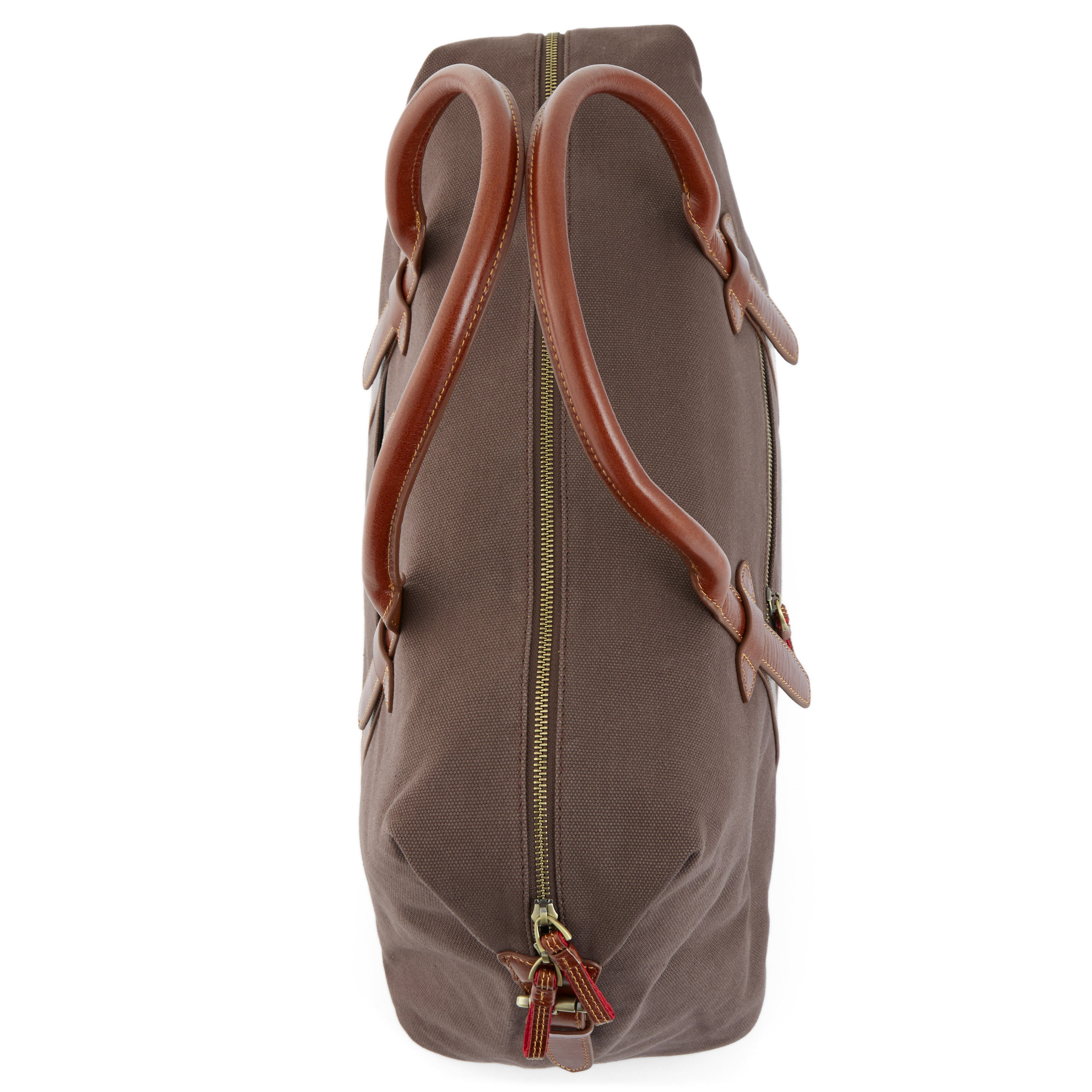 Braune Canvas Reisetasche - 5