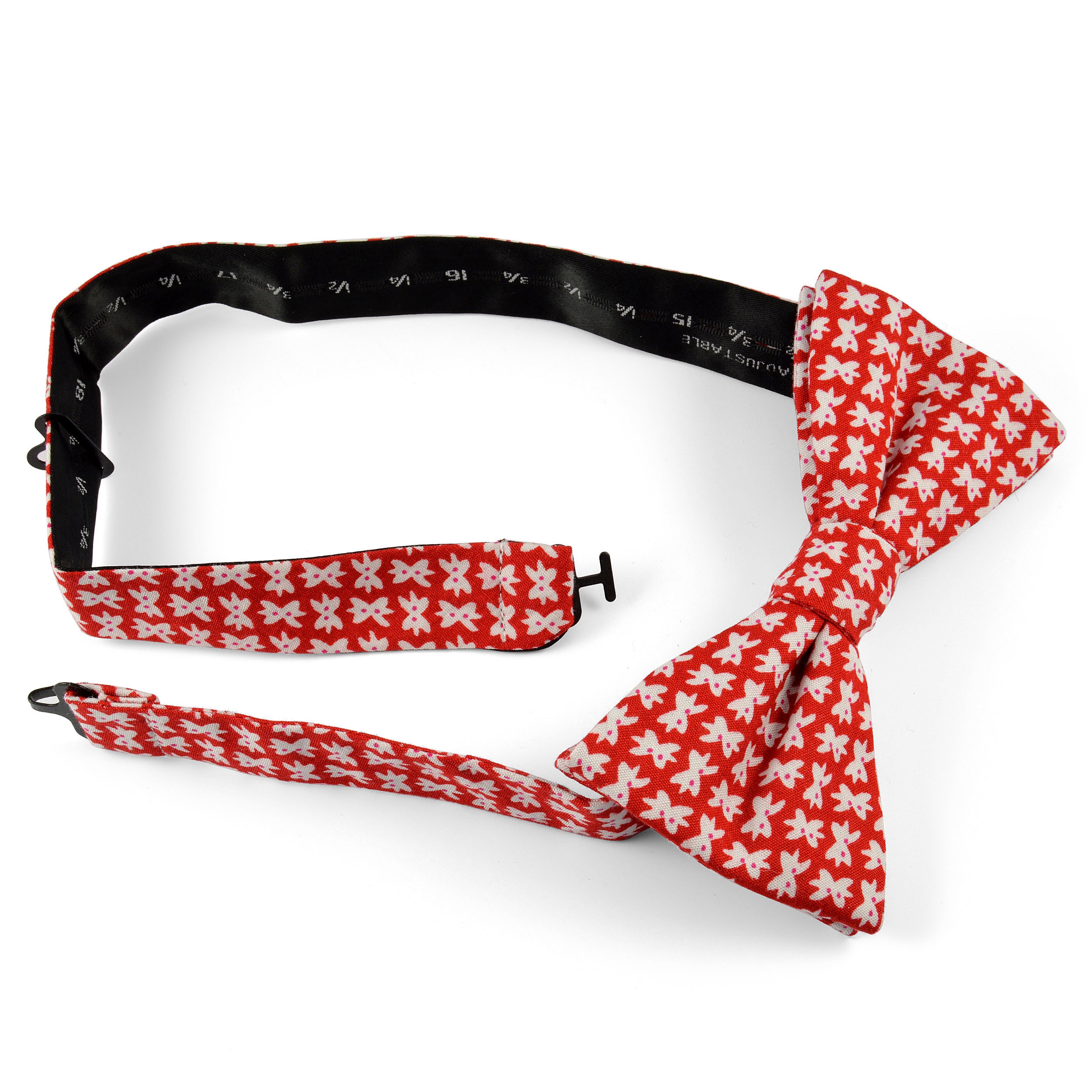 Punainen Rusettikuvioinen Puuvillarusetti - 2