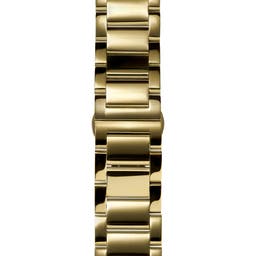 Correa de reloj de acero inoxidable dorada de 21 mm - De liberación rápida