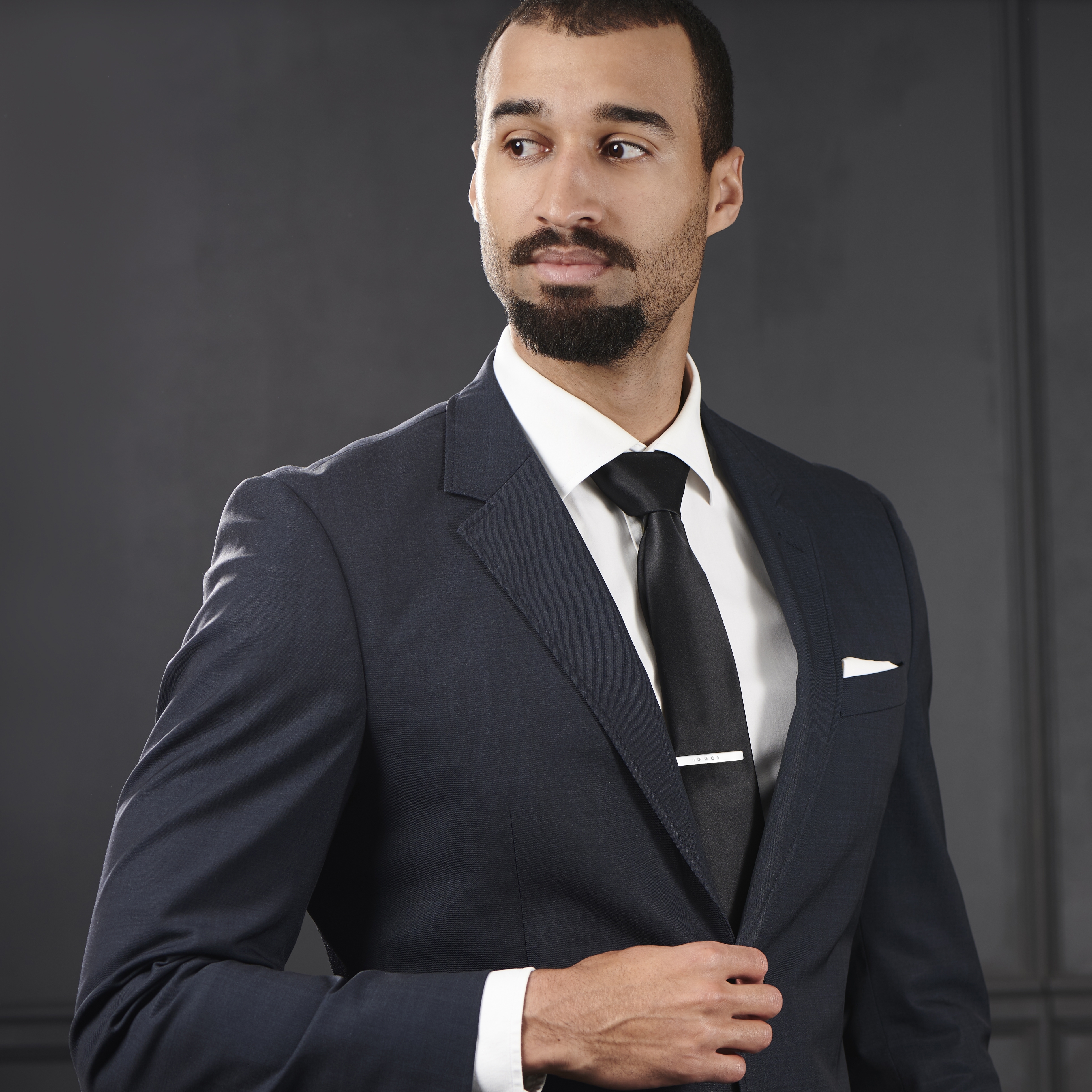 Slipsenål i 925s-Sølv med Zirkoniaprikker - 6