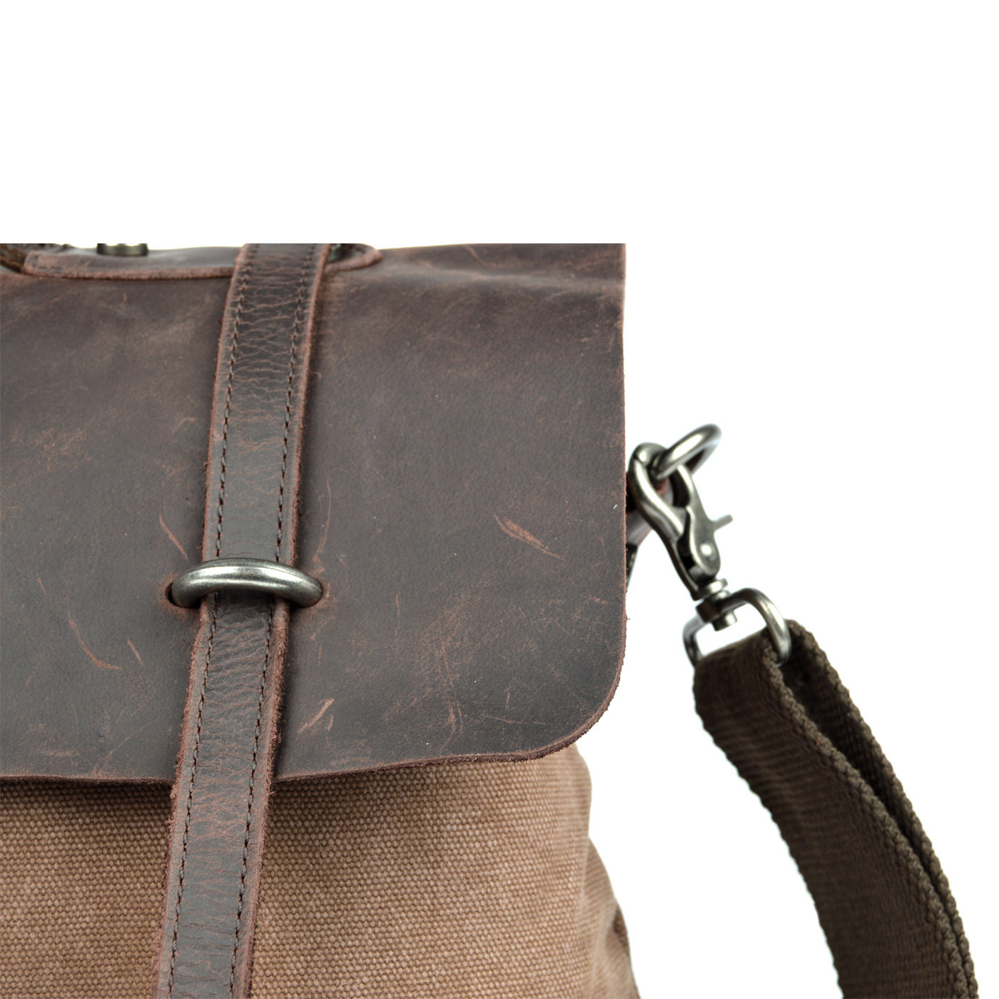 Kimitsu Brun Messenger Taske - 11
