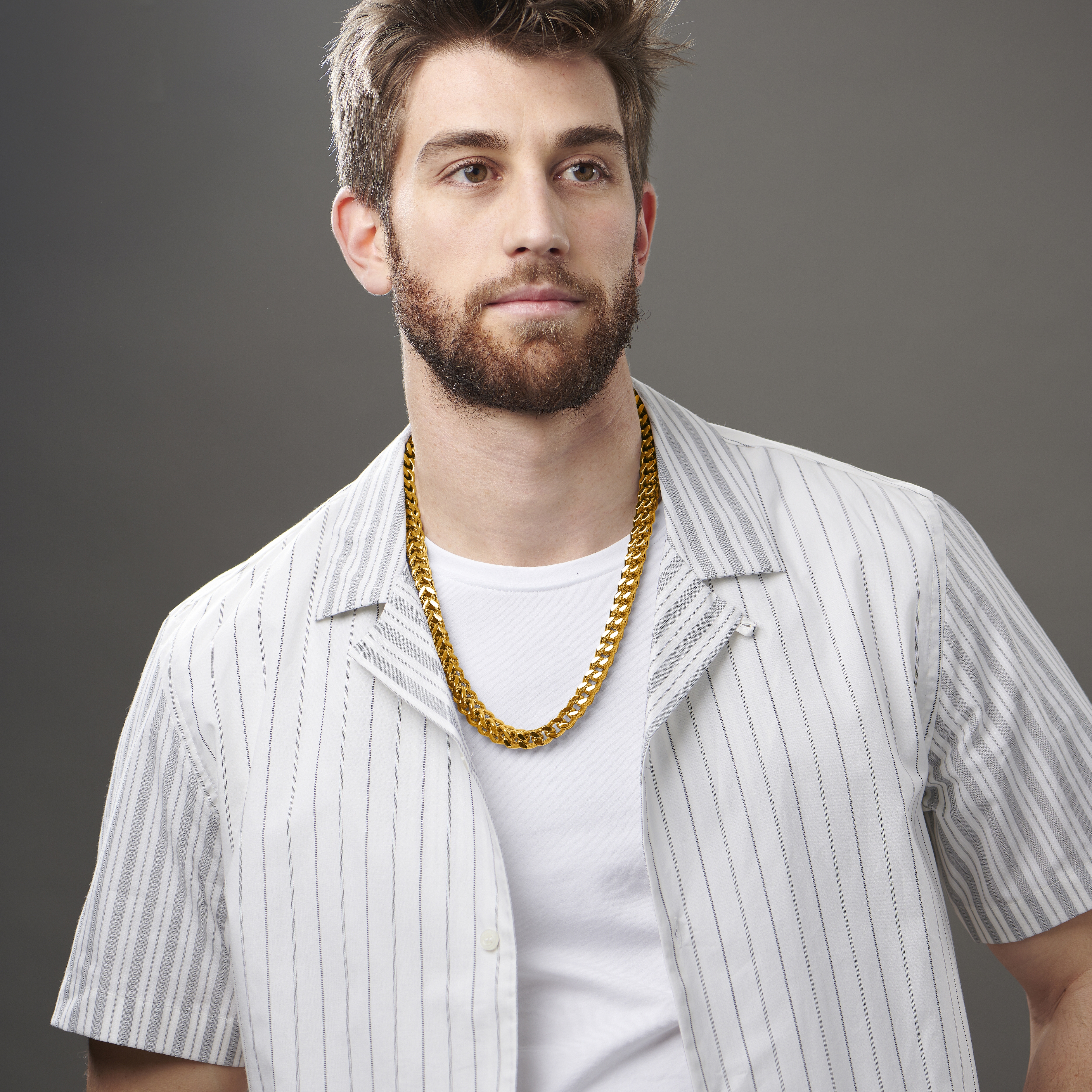 Gullbelagt Stålkjede - 5