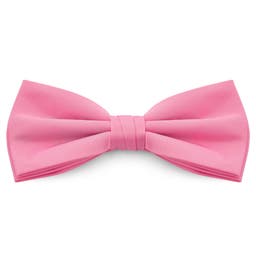 Screaming Light Pink Basic Pre-Tied Bow Tie