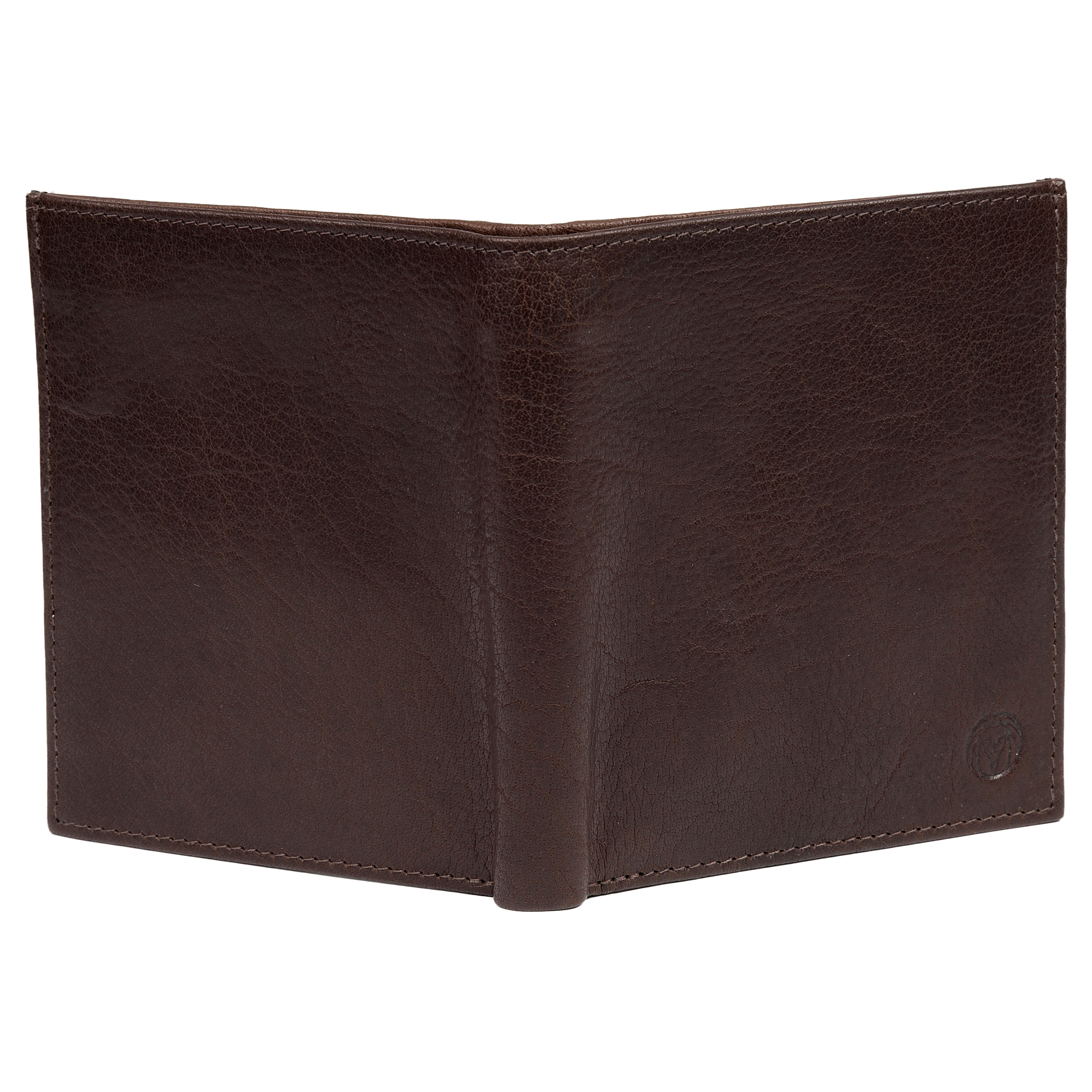 Ruskea Montreal RFID-nahkalompakko, 13 korttipaikkaa - 5