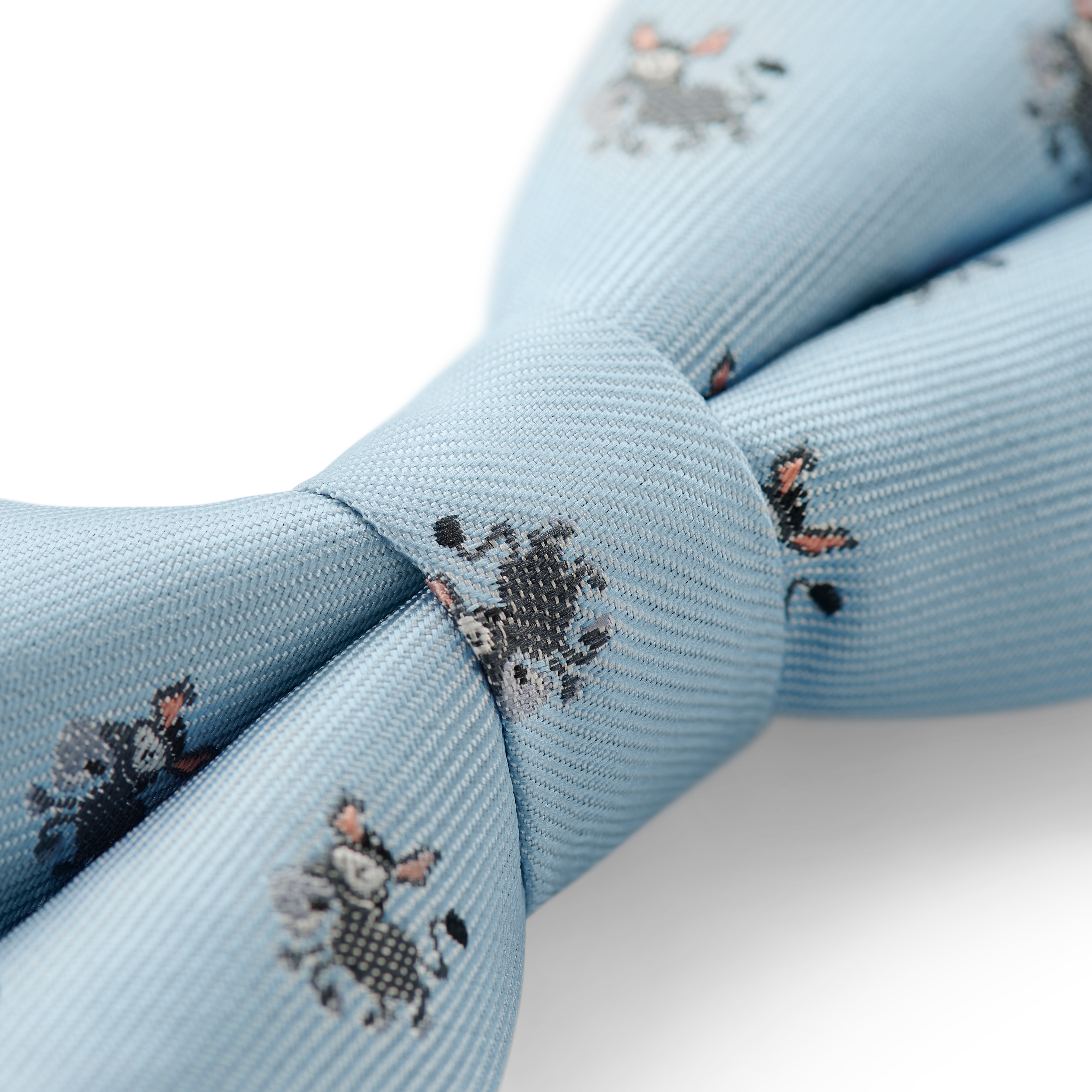 Zoikos | Nebesky modrý předvázaný motýlek s oslíky - 3