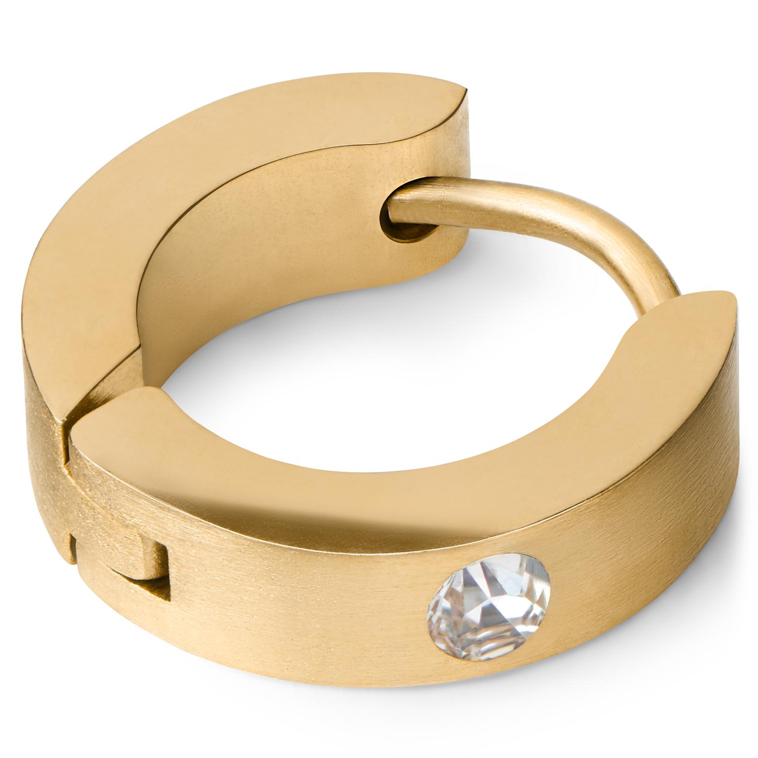Cercel auriu cu zirconiu cubic Cercel auriu cu zirconiu cubic