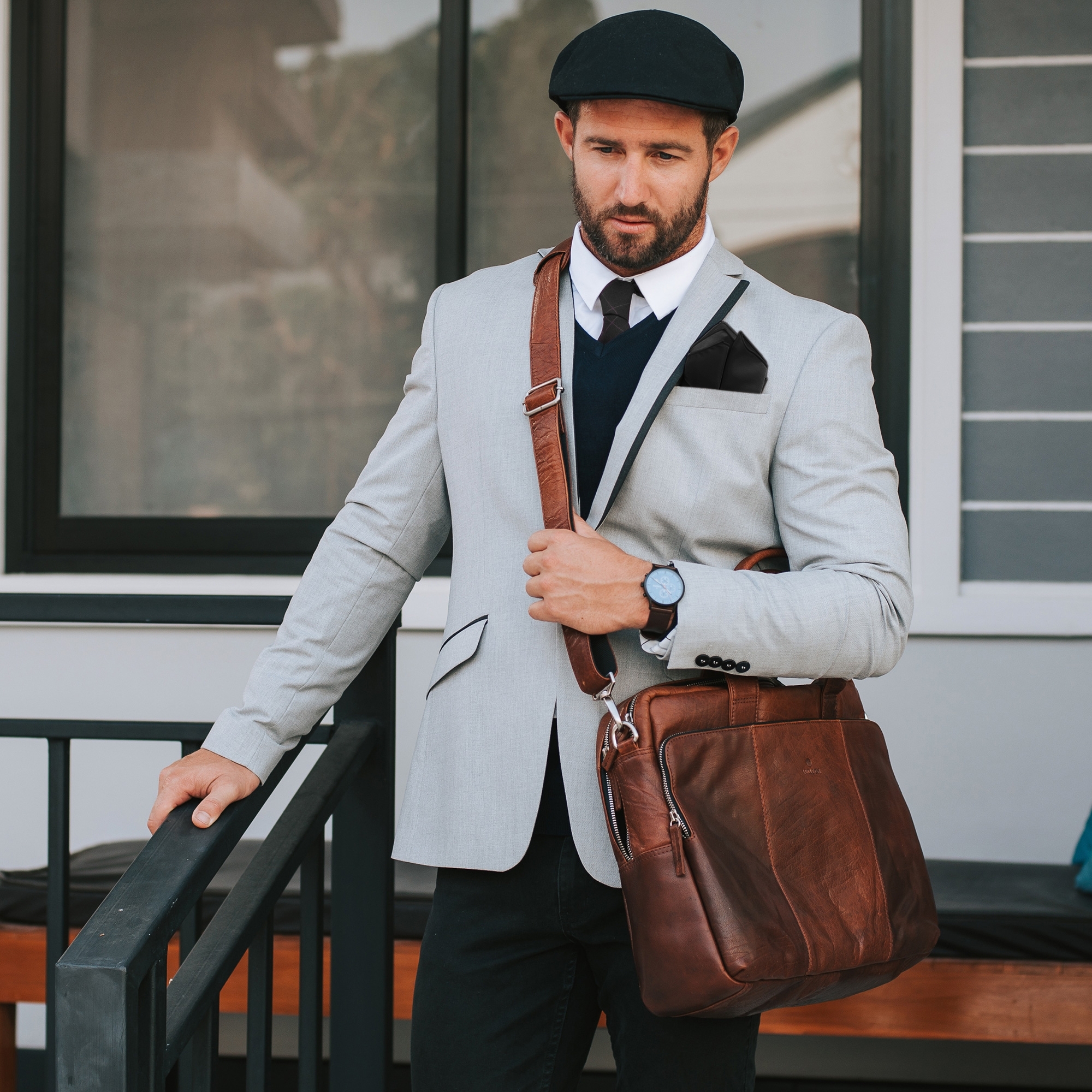 Shiny Black Basic Pocket Square - 4