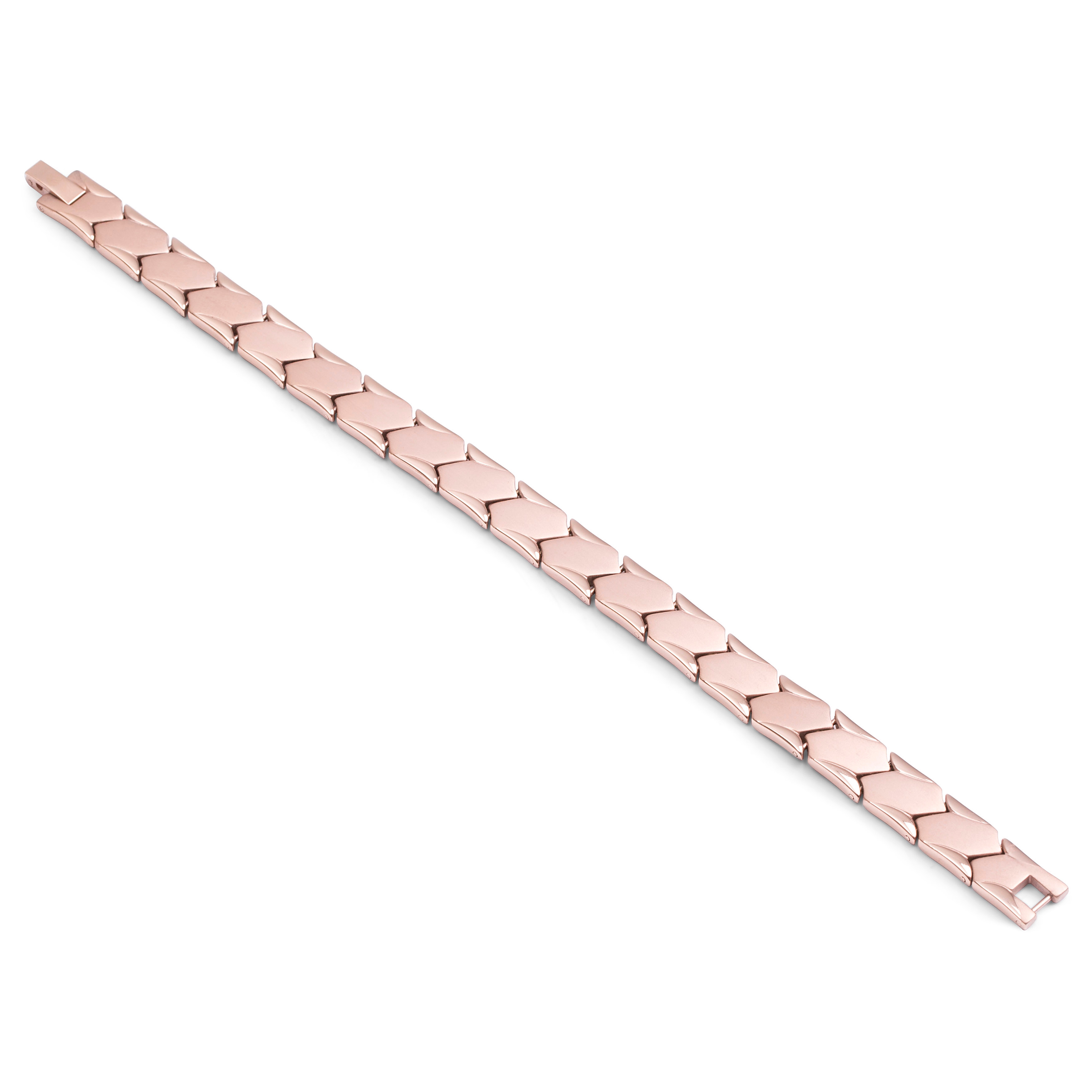Roségoudkleurige Titanium Armband - 3