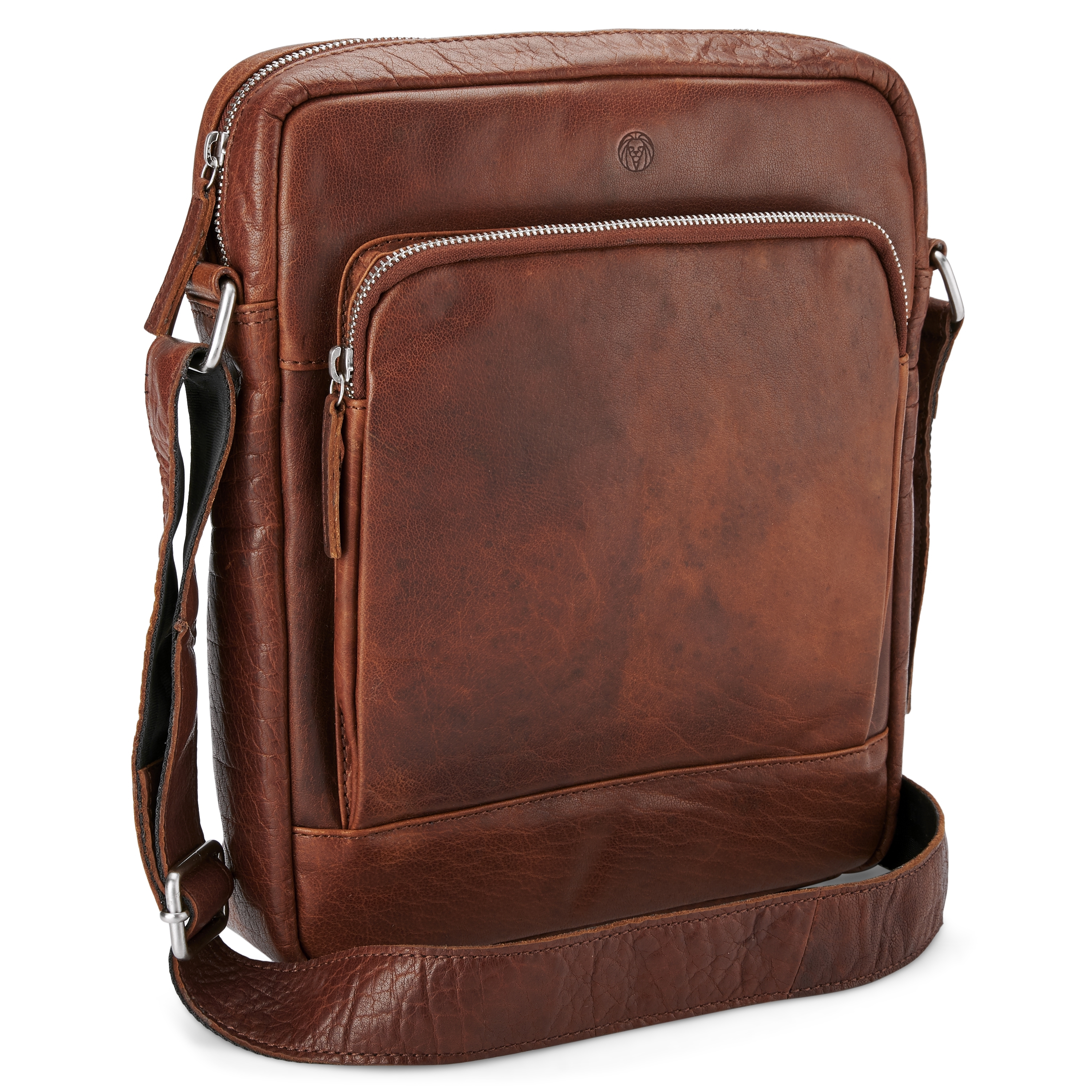 Montreal Classic Hellbraune City Ledertasche - 2