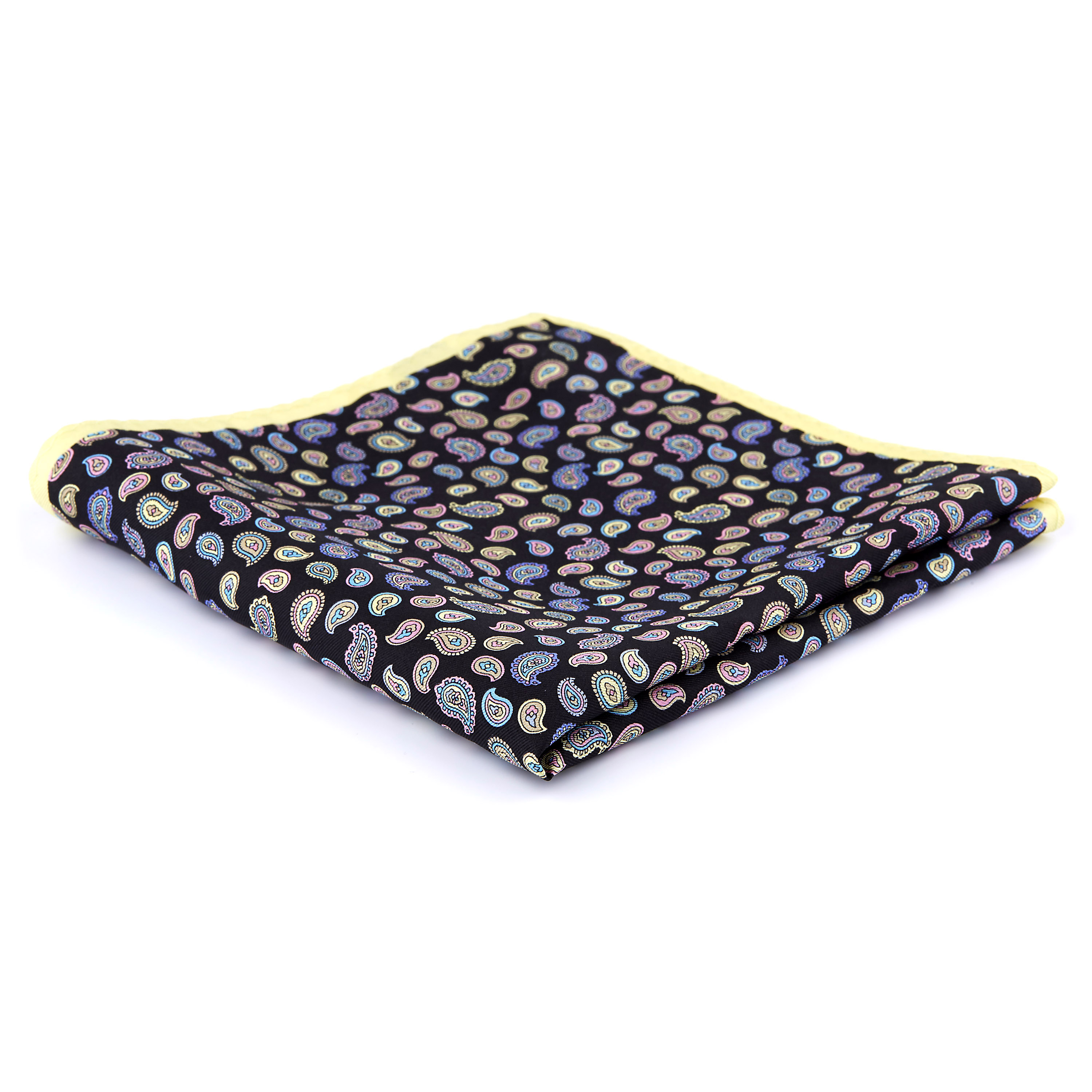 Zwarte Fantasy Zijden Pochet - 1