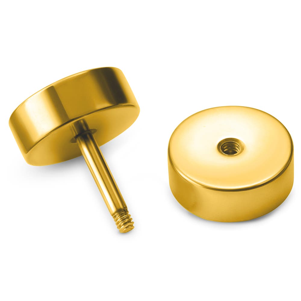 hover: 8mm Gold-Tone Stud Earring hover: 8mm Gold-Tone Stud Earring
