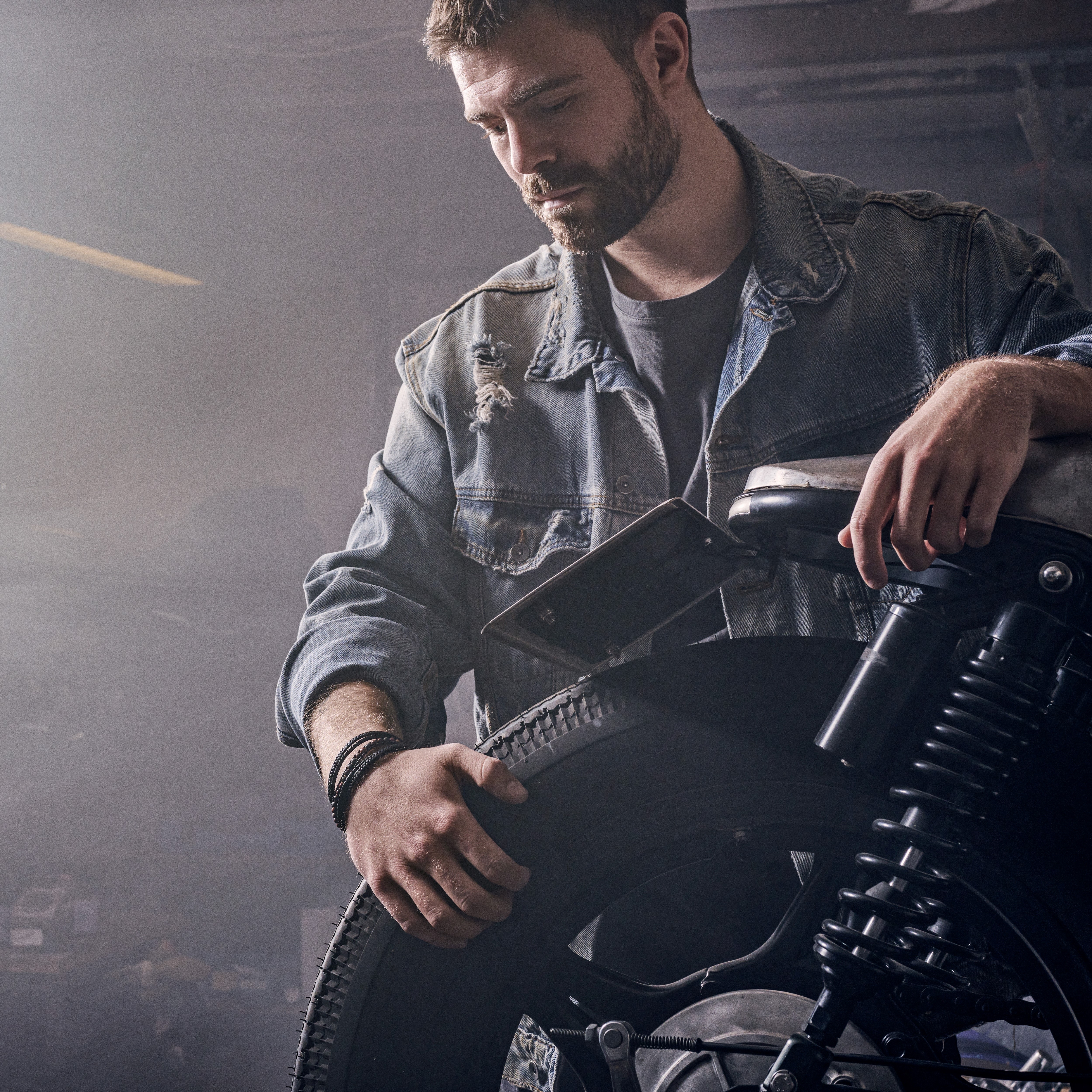 Δερμάτινο Βραχιόλι Naxos Picasso Stone - 5