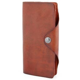 Cowboy Brown Clovis Large Leather Wallet