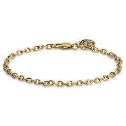 Essentials | 4 mm Gold-Tone Cable Chain Bracelet