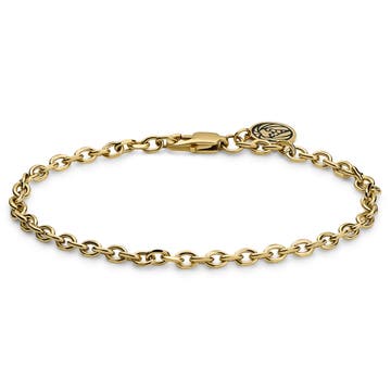 Essentials | 4 mm Guldfarvet Ankerkæde Armbånd Essentials | 4 mm Guldfarvet Ankerkæde Armbånd