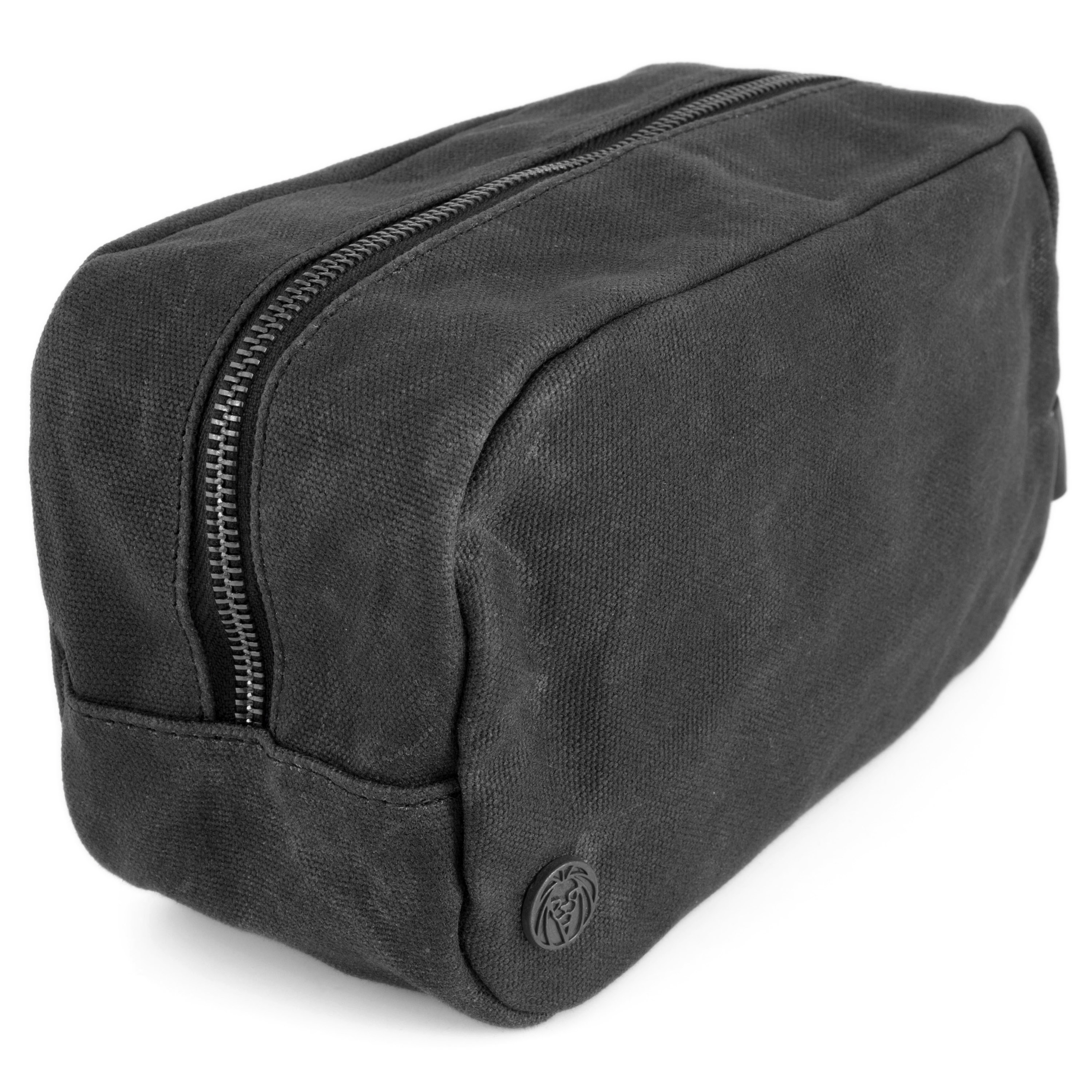 Svart Bridge Toalettmappe av Vokset Kanvas - 4