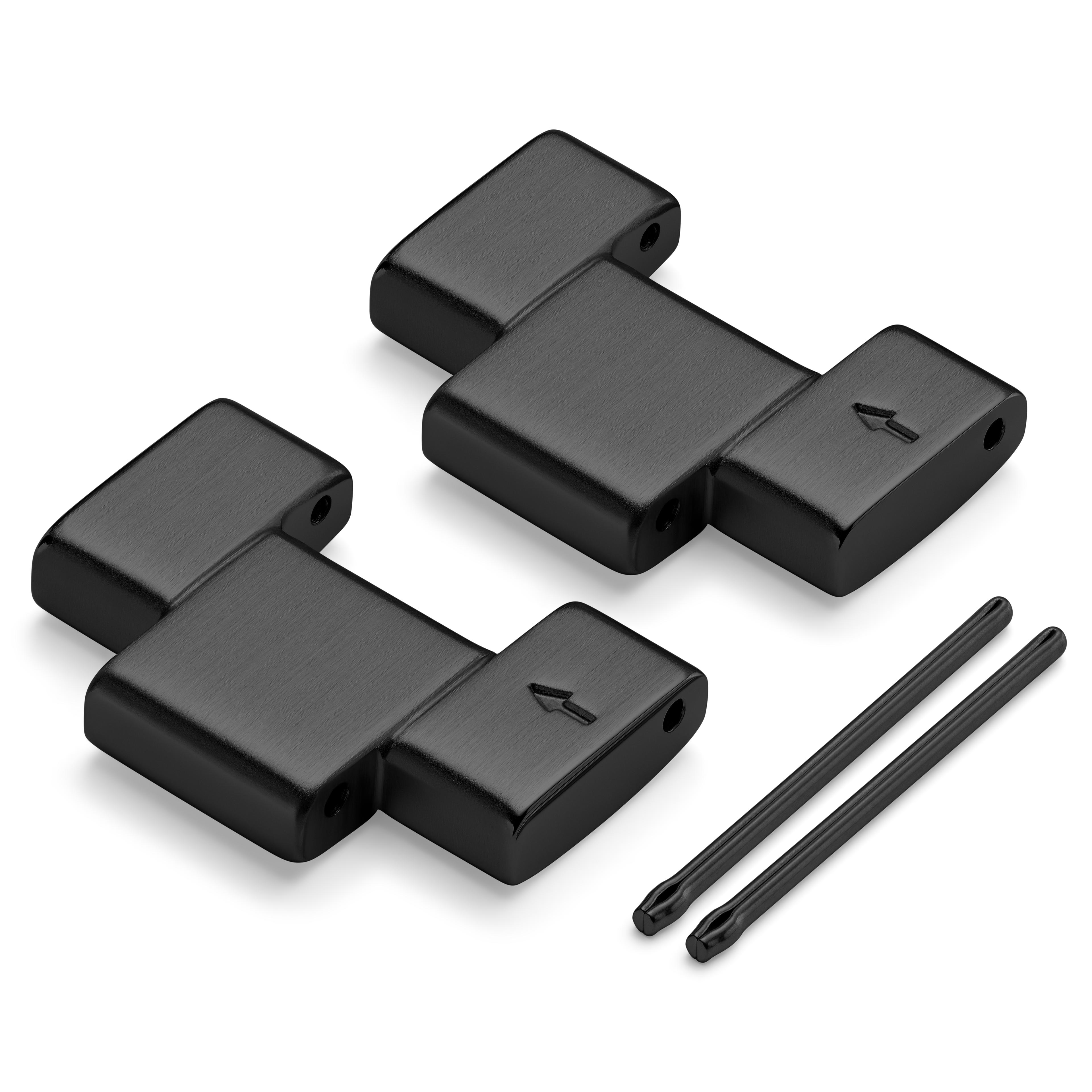 Catena Porta Cellulare Con Perle - 2 Pezzi (Rosa E Nero) - Cinturino Da Polso Elegante Con Fiocco, Antismarrimento