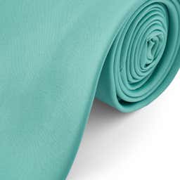 Turquoise 8cm Basic Tie - 2 - gallery