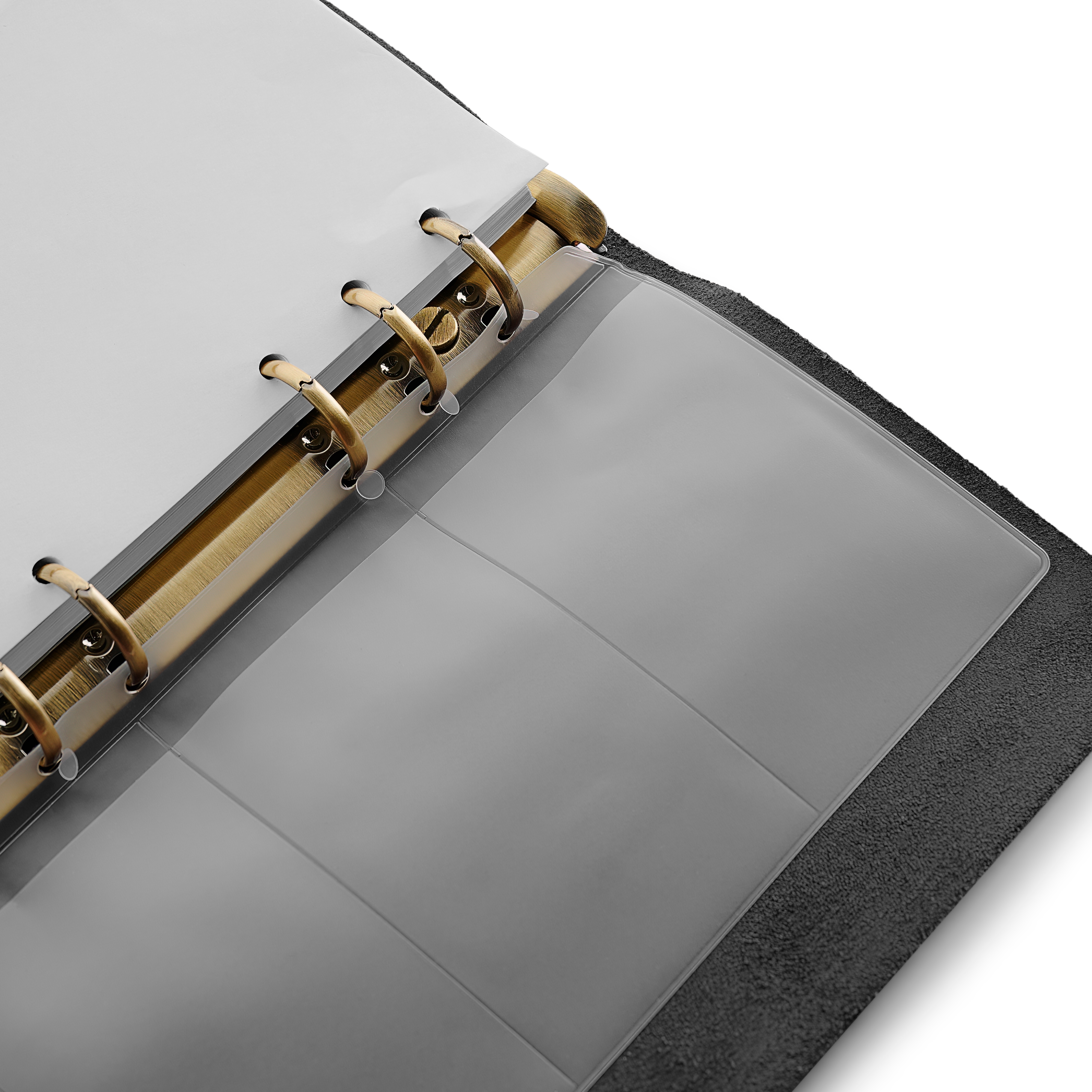 Notebook | Black Leather | Flower Clasp - 5