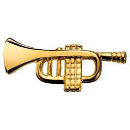 Echus | Gold-Tone Trumpet Lapel Pin