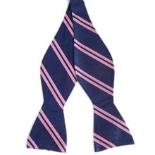 Silk self tie bow ties