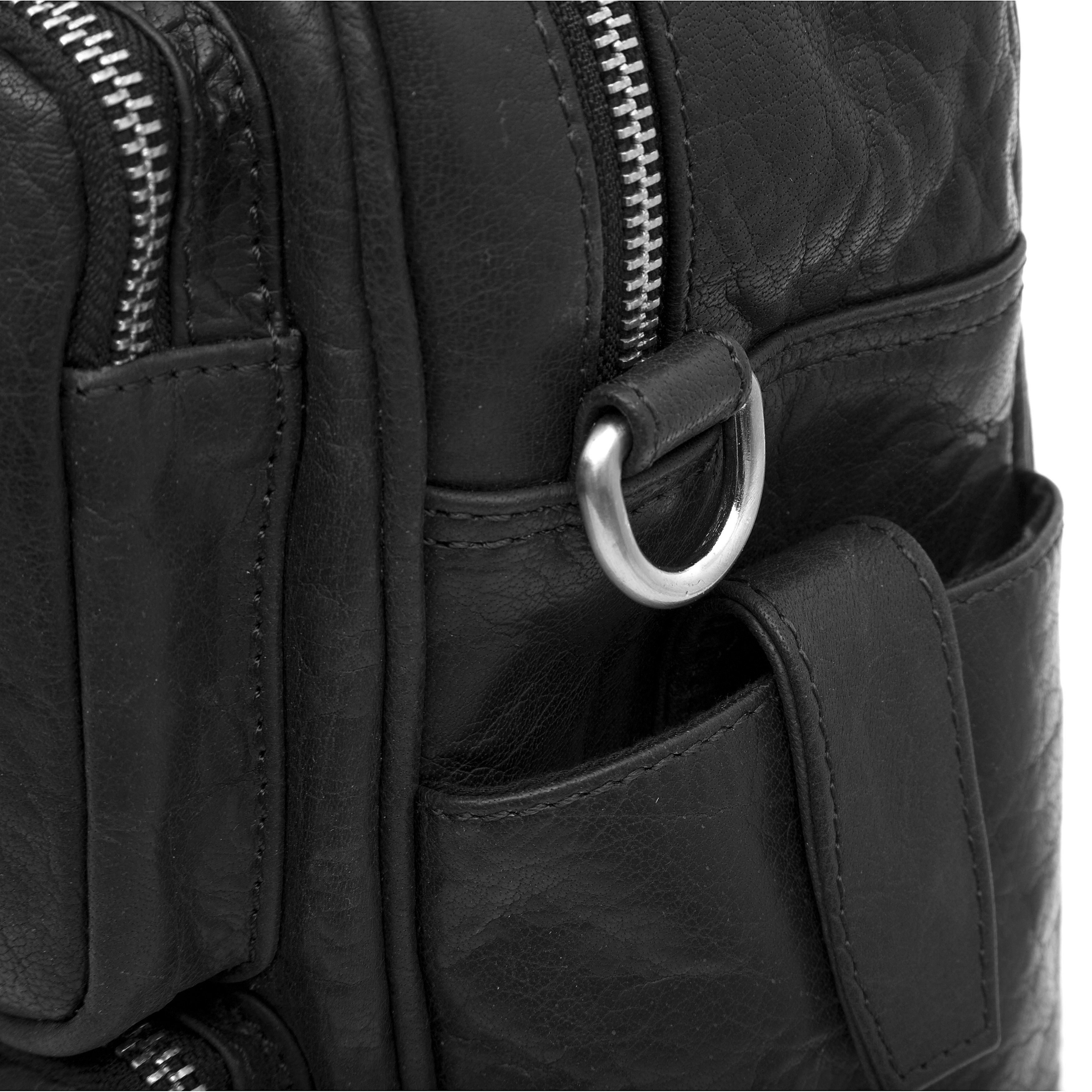 Sac de voyage Montréal Safari en cuir noir  - 12