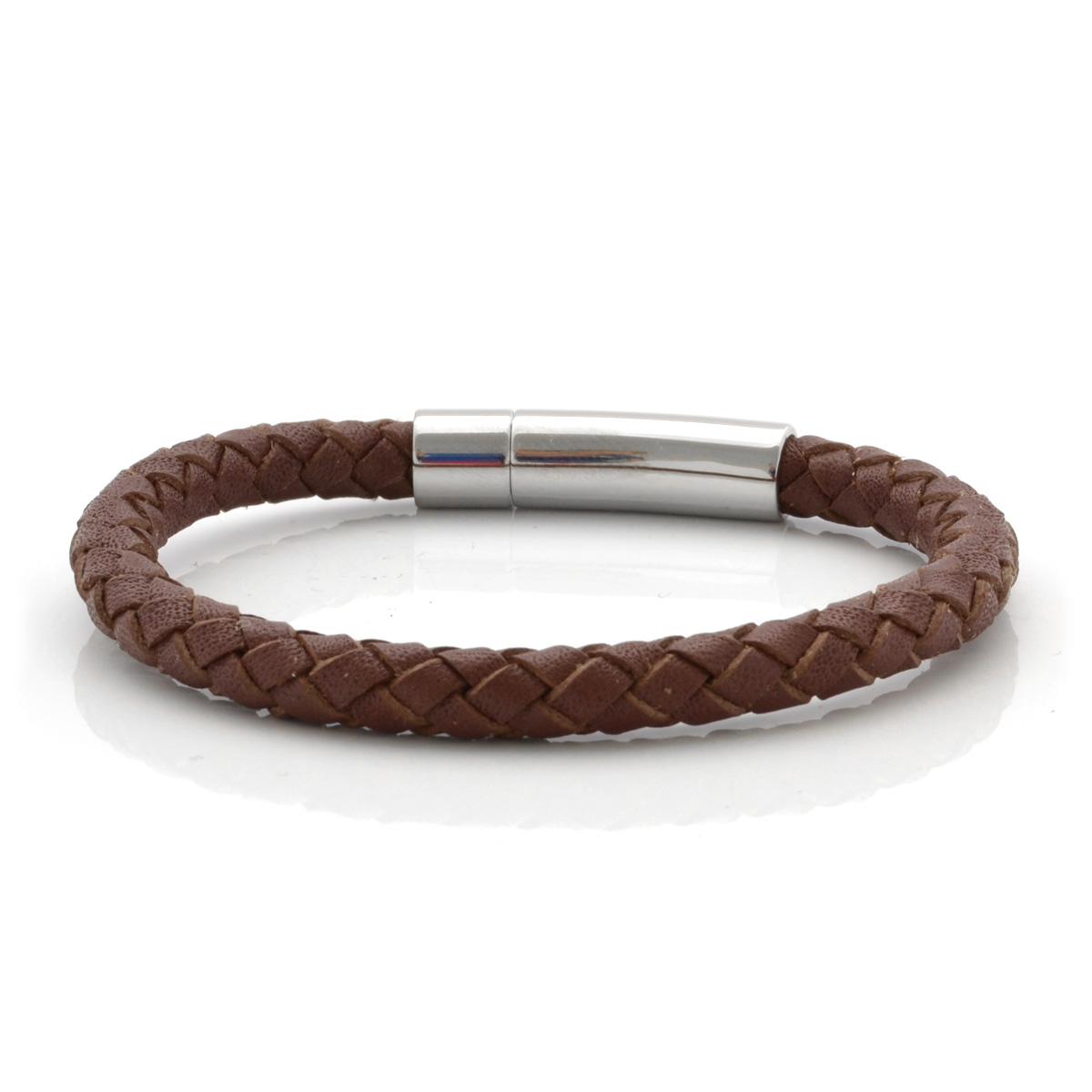 Mörkbrunt Bolo Läderarmband - 1