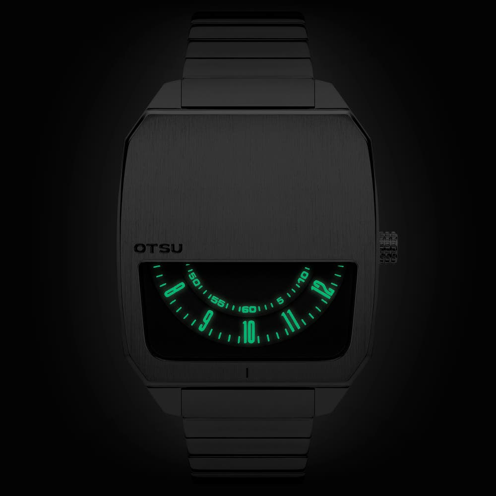 hover: Hoc | Silver-tone Stainless Steel Half Dial Watch hover: Hoc | Silver-tone Stainless Steel Half Dial Watch