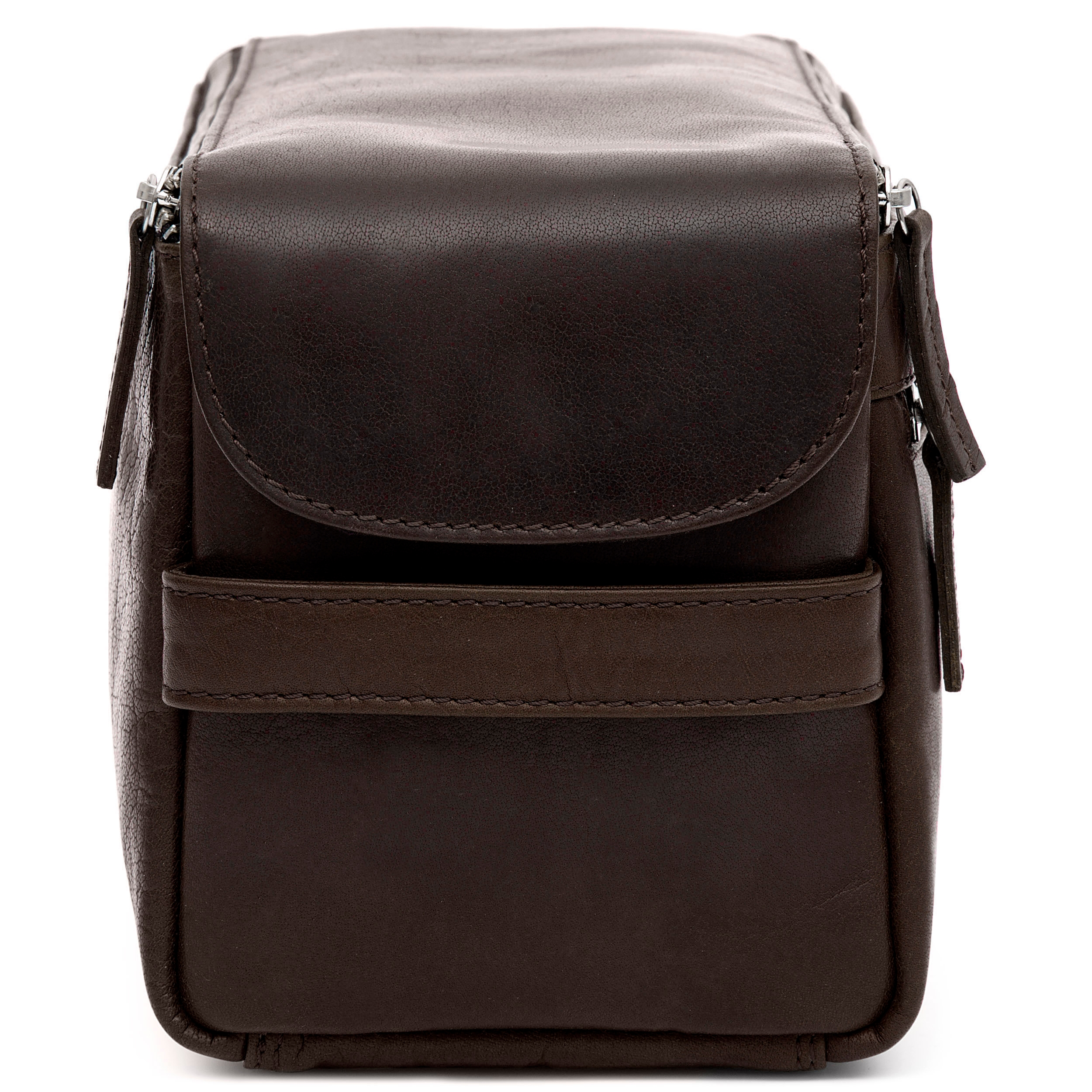 Estojo de Higiene XL em Pele Castanho Escuro Montreal  - 3