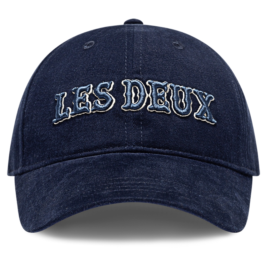 Les Deux | Dark Navy Colourful Logo Dad Cap