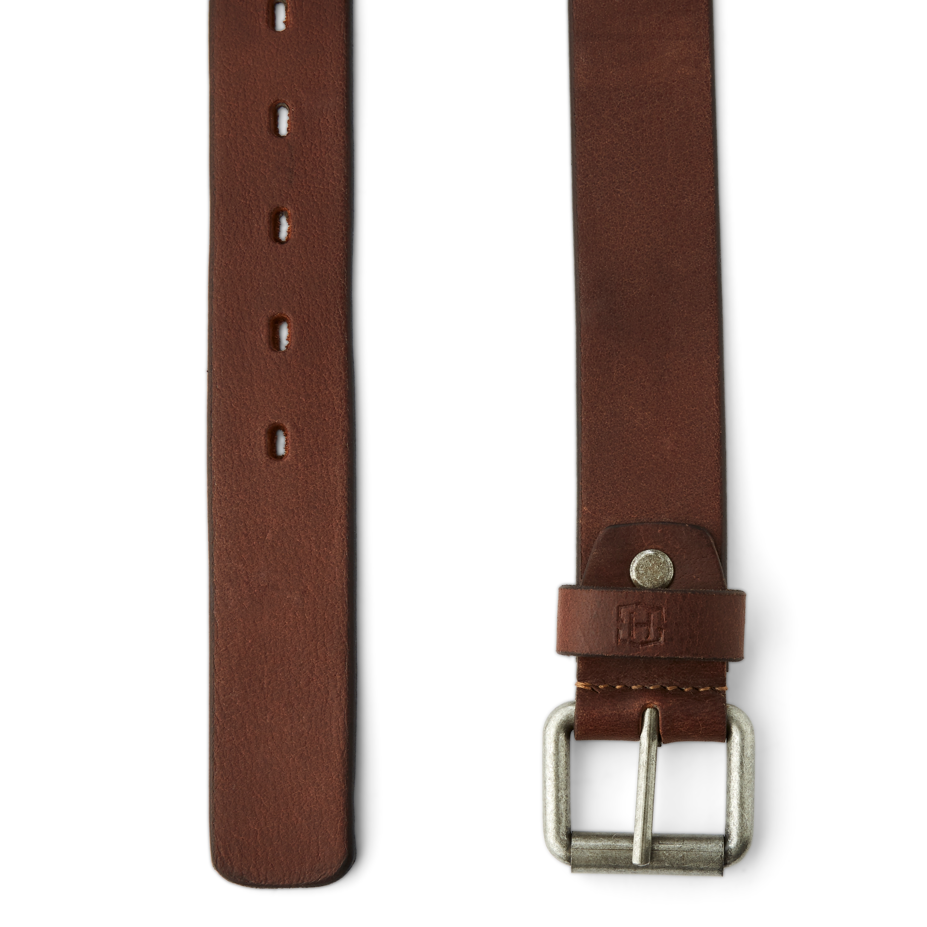 Sandeep Bruine Lederen Riem - 2