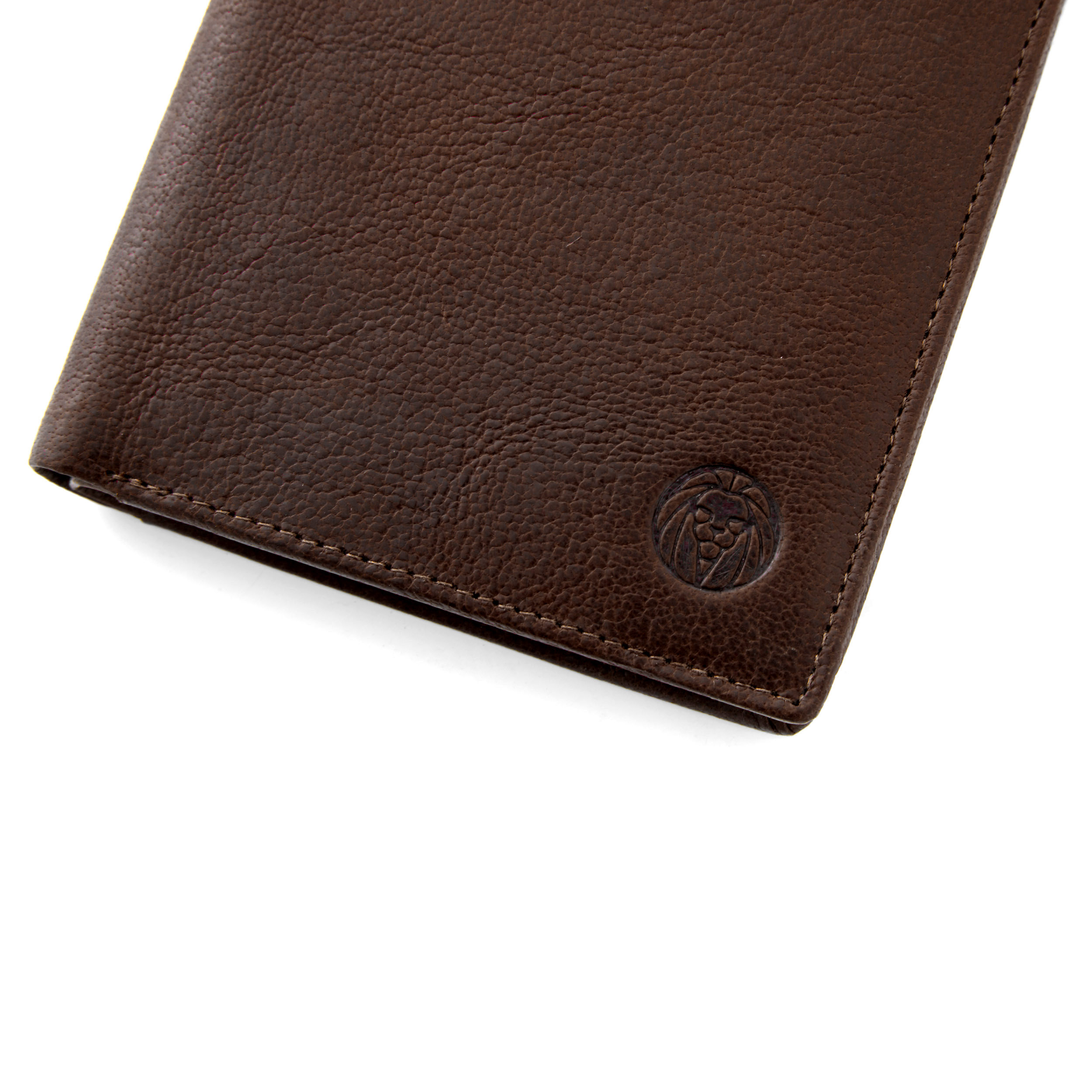 California | Brown Stand-up Leather Wallet - 8