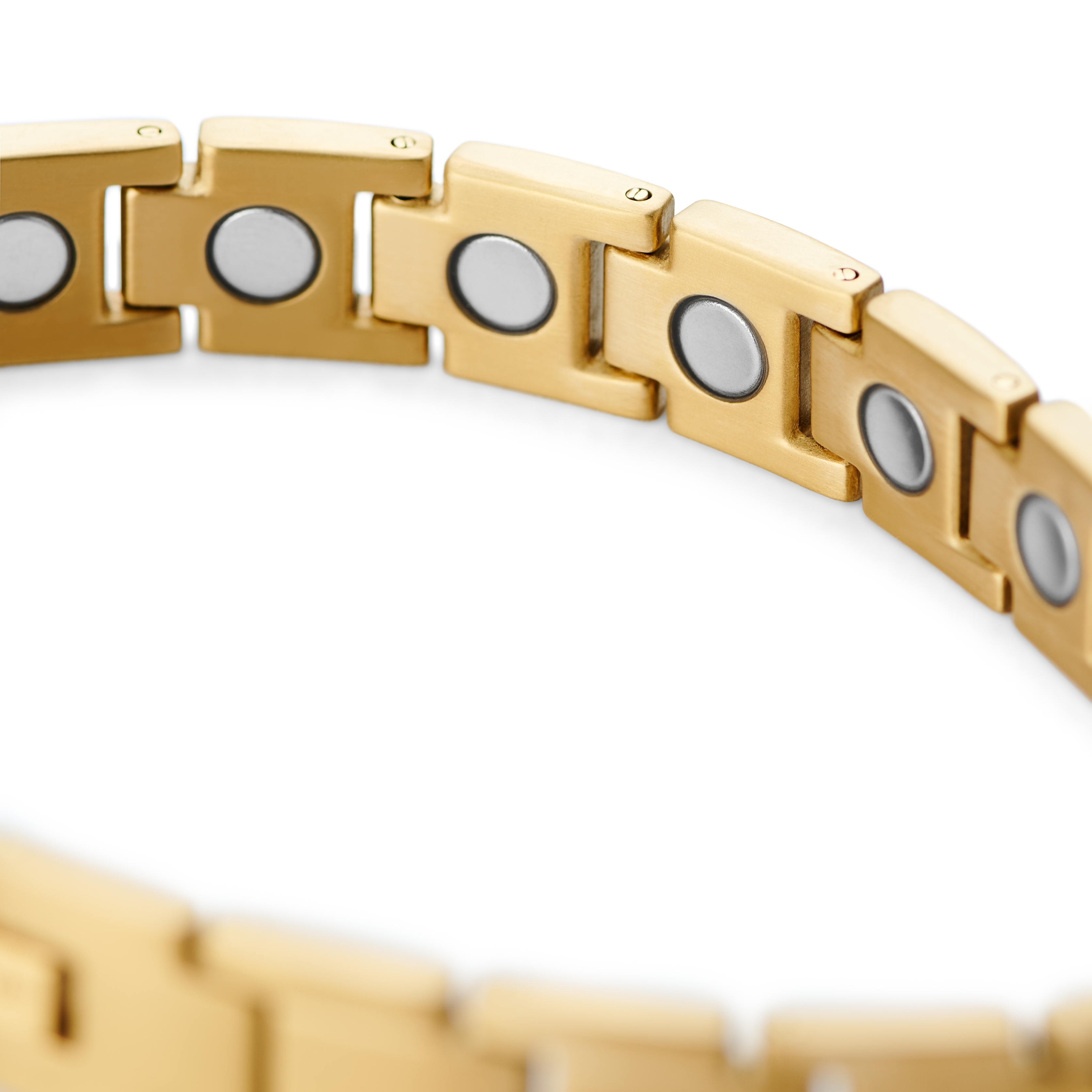 Gold-Tone Pure Magnetic Titanium Bracelet - 5