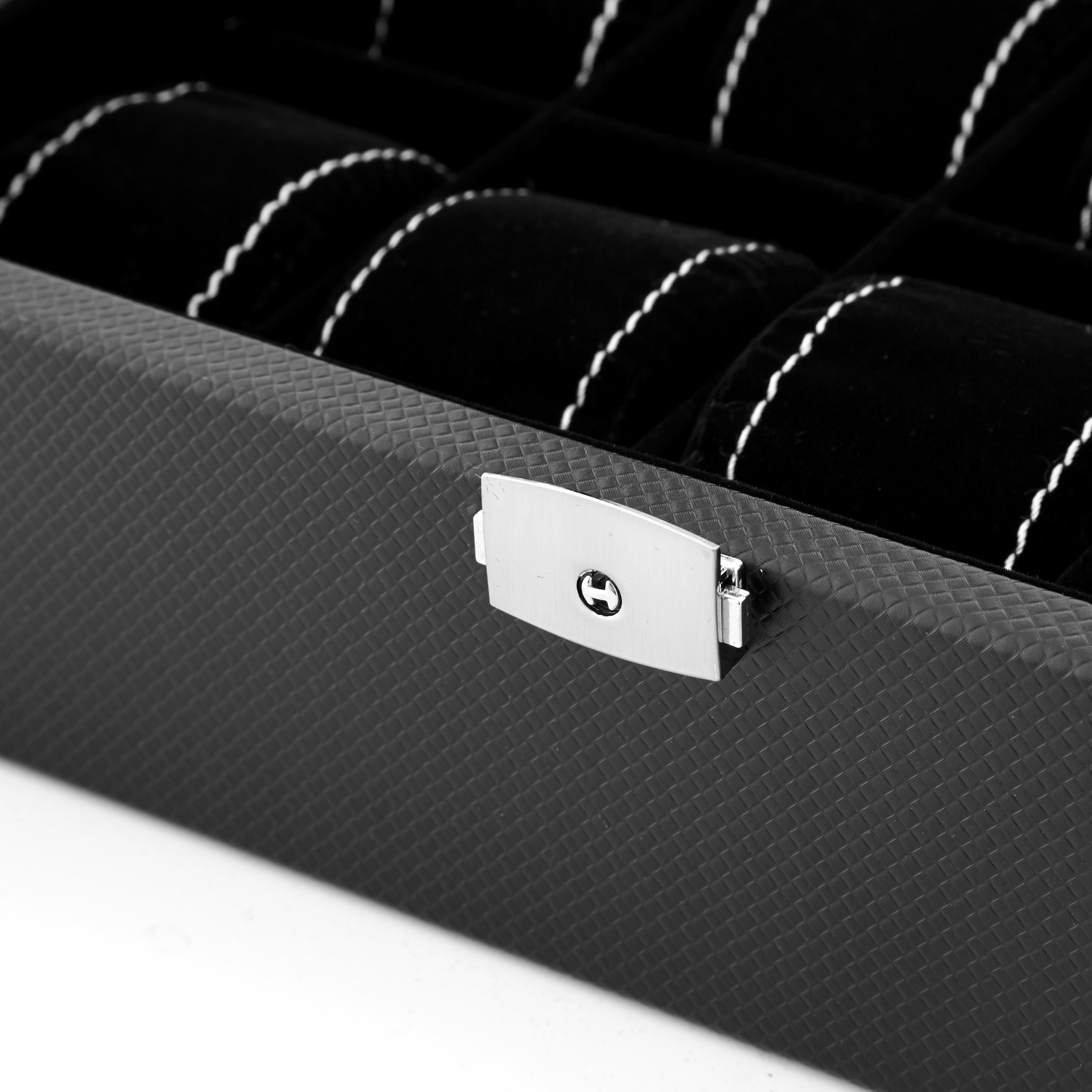 Čierny box na hodinky Hadia koža - 10 hodinky - 6