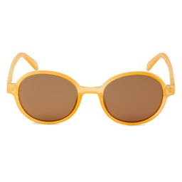 Walford Thea Yellow & Brown Polarised Sunglasses