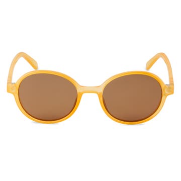 Слънчеви очила с жълти рамки и кафяви поляризирани стъкла Walford Thea