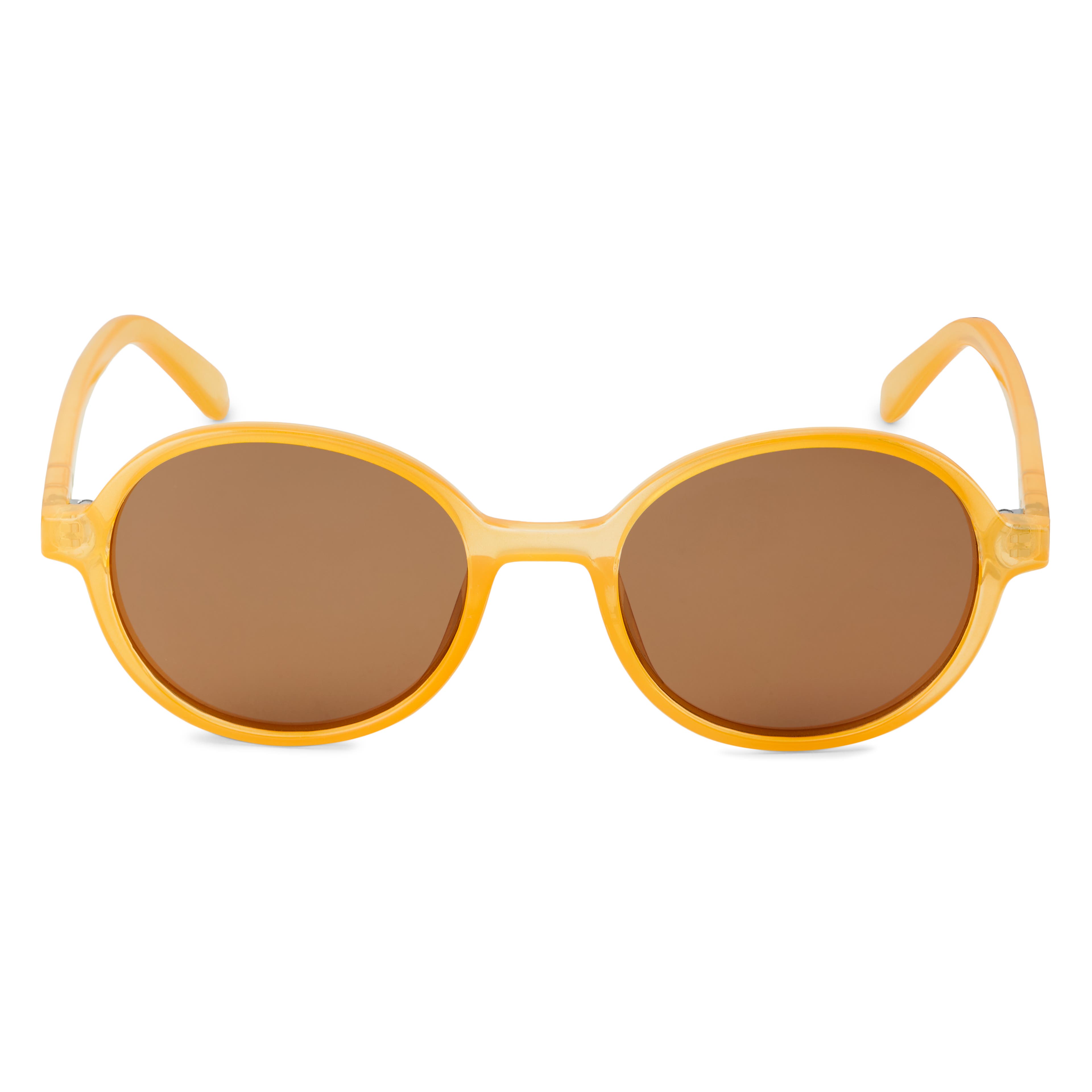 Thea | Yellow & Terracotta Polarised Sunglasses
