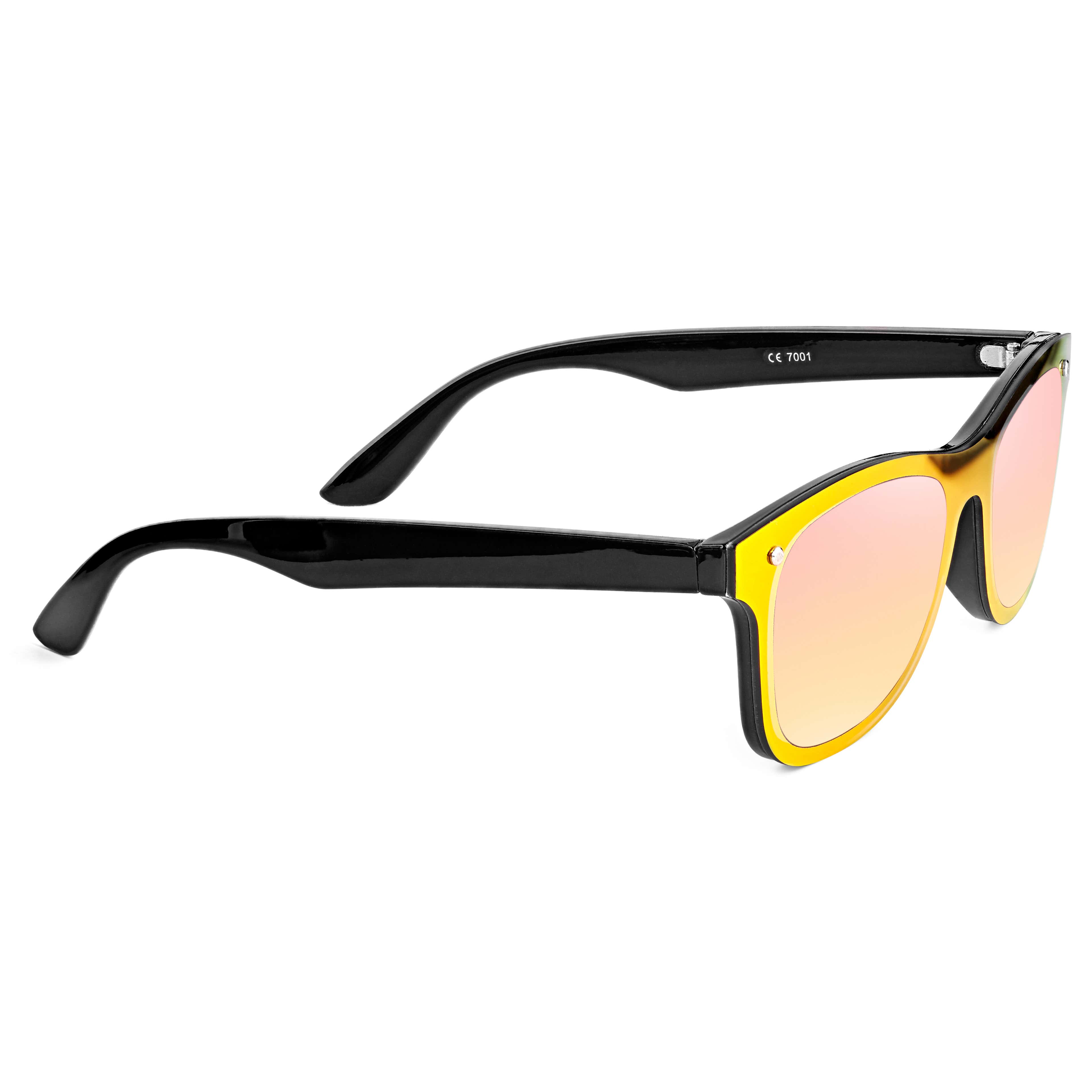 Yellow and Black Frame Sunglasses - 3 - gallery